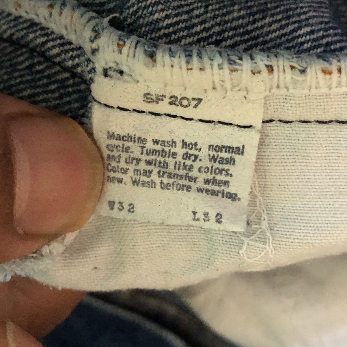 Levi's × Vintage Vintage 90’s Levis Asid Wash Denim Jeans Size US 31 - 7 Thumbnail