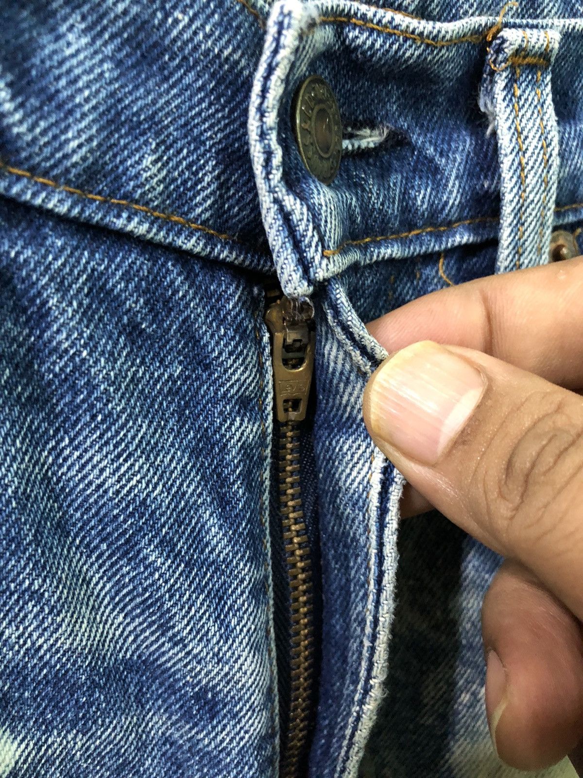 Levi's × Vintage Vintage 90’s Levis Asid Wash Denim Jeans Size US 31 - 4 Thumbnail