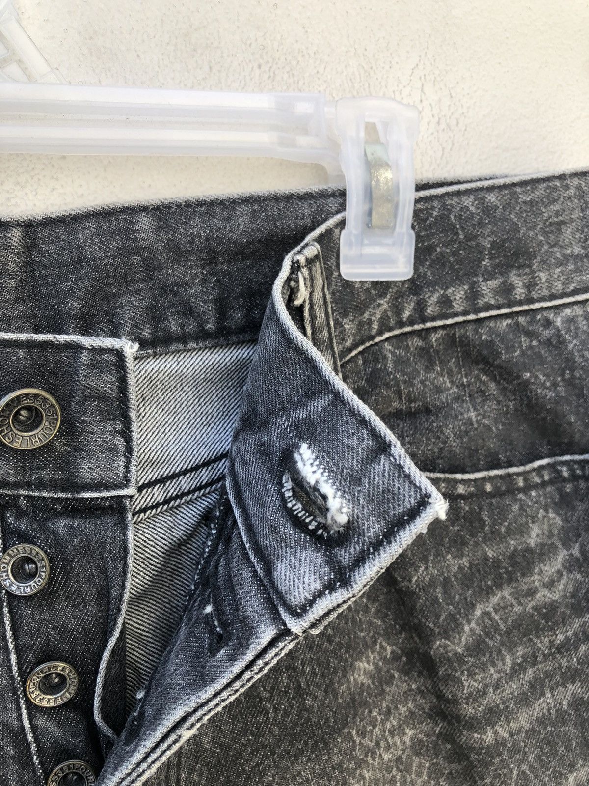 5351 POUR LES HOMMES 5351 Pour Les Hommes Snake Scale Printed Flare Jeans Size US 32 / EU 48 - 4 Thumbnail