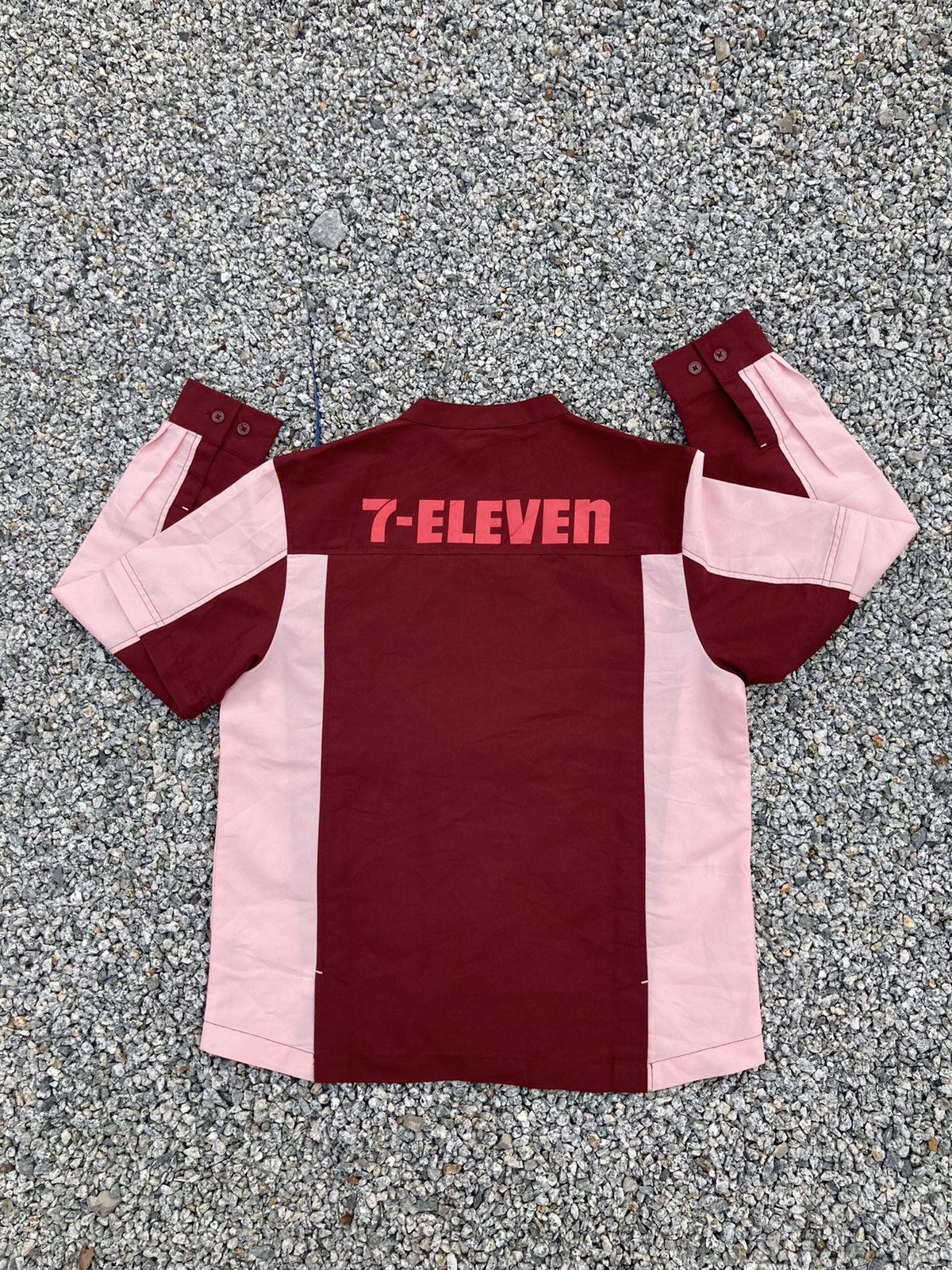 Uniform Wares × Vintage Vintage Long Sleeve 7 Eleven Uniform Zipper Shirt Size US M / EU 48-50 / 2 - 2 Thumbnail