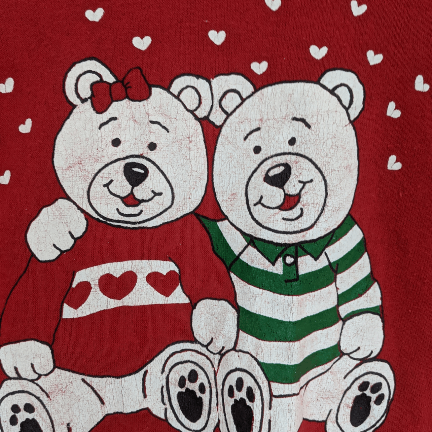 Vintage Vintage 90's BEARY SPECIAL FRIEND Teddy Bear Sweatshirt Size US XL / EU 56 / 4 - 5 Thumbnail