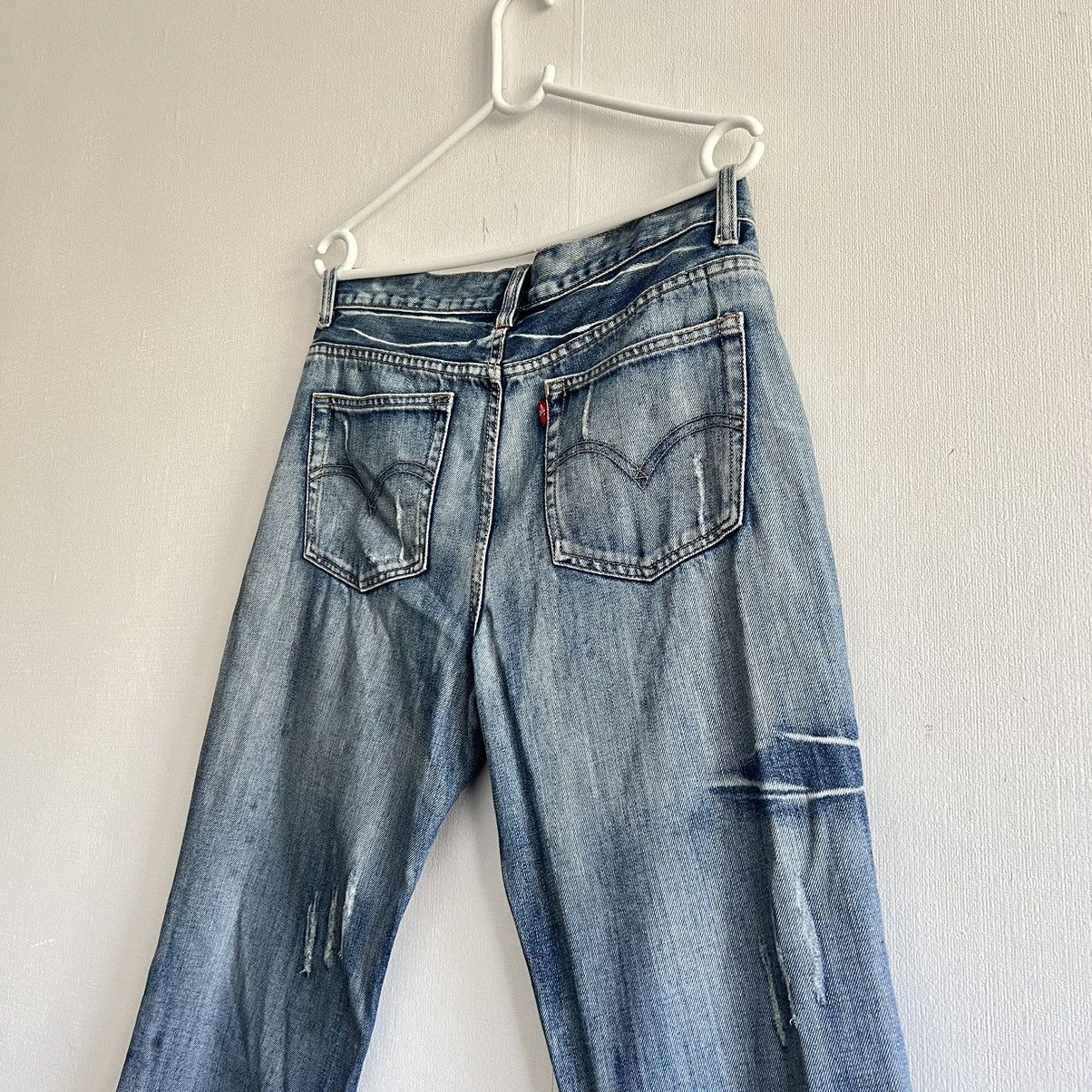 Levi's RARE DESIGN Vintage Levis Distressed Jeans Size US 32 / EU 48 - 9 Thumbnail