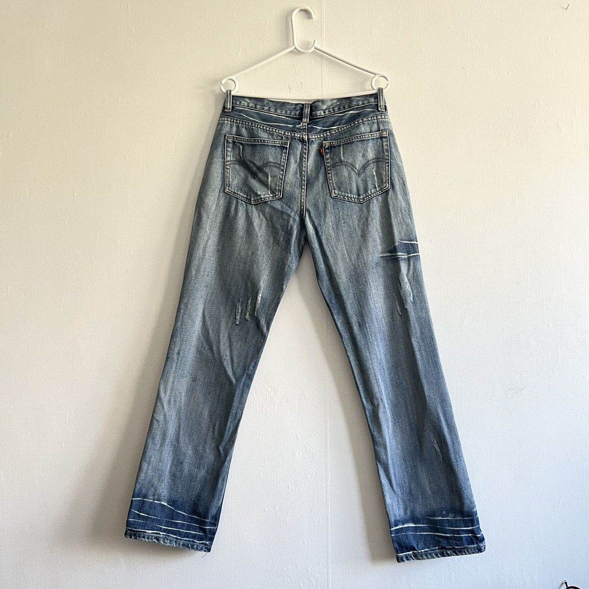 Levi's RARE DESIGN Vintage Levis Distressed Jeans Size US 32 / EU 48 - 10 Thumbnail