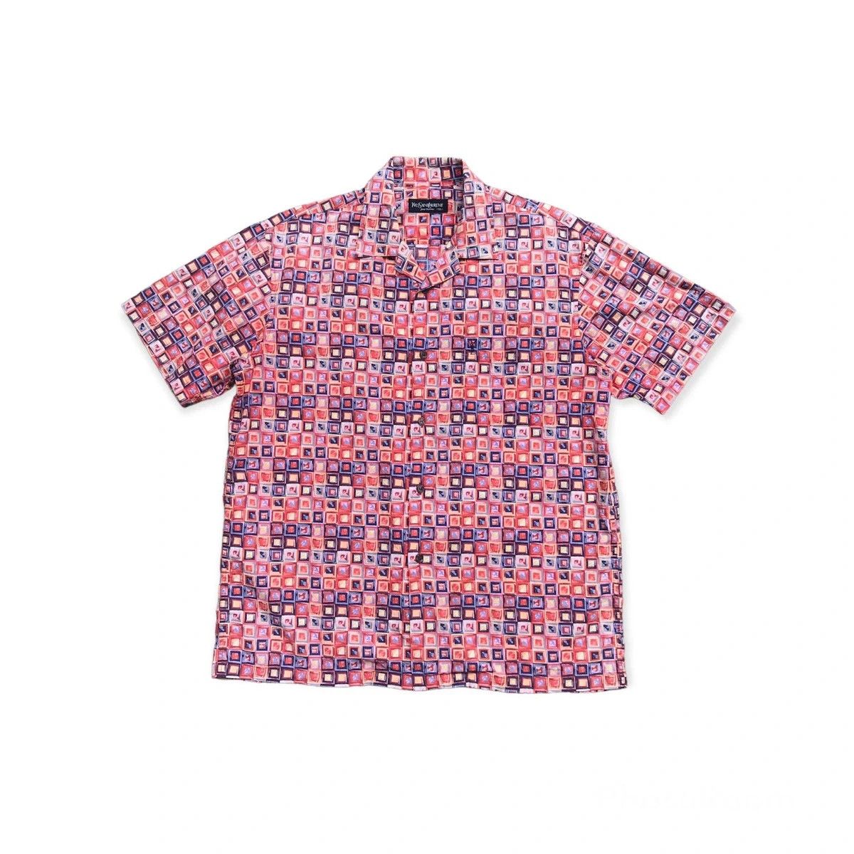 image of Vintage Yvest Saint Laurent Four Homme Multicolor Shirts, Men's (Size Large)