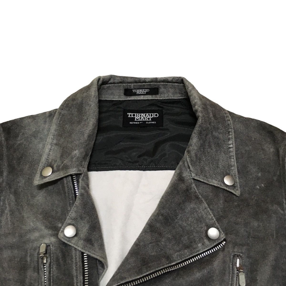Tornado Mart Very Rare Vintage Tornado Mart Suede Leather Jacket 1990s Size US M / EU 48-50 / 2 - 4 Thumbnail