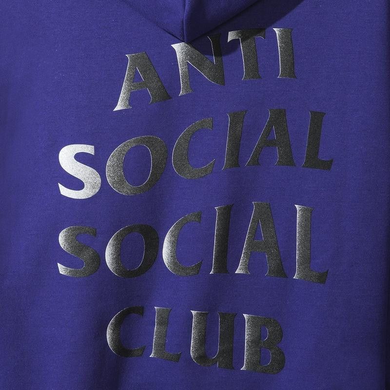 Anti Social Social Club DS ASSC Logo Moodyz Purple Hoodie Offwhite Supreme Bape Size US L / EU 52-54 / 3 - 3 Thumbnail