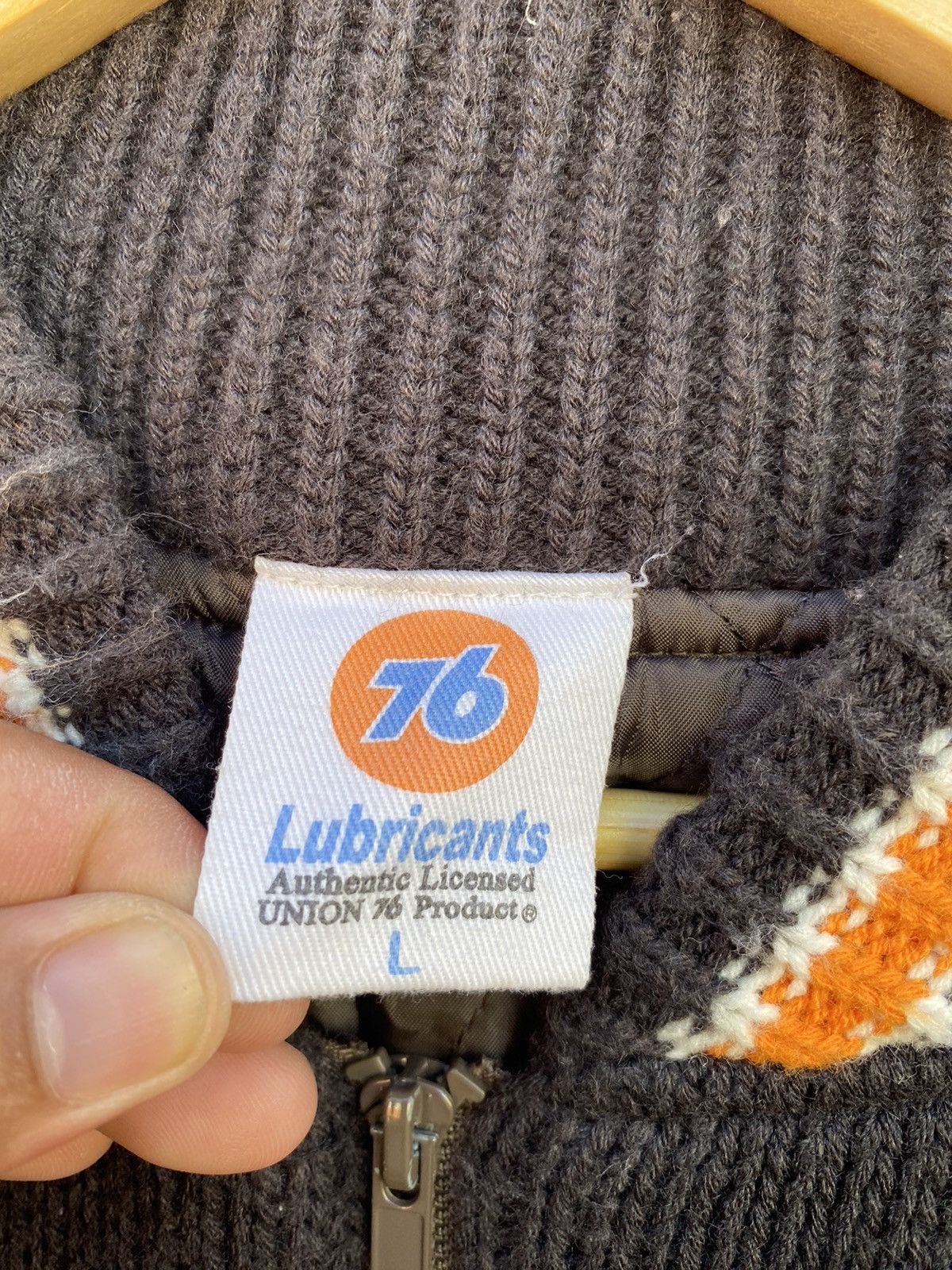 Vintage Vintage 76 Lubricant motor oil varsity jacket Size US L / EU 52-54 / 3 - 6 Thumbnail