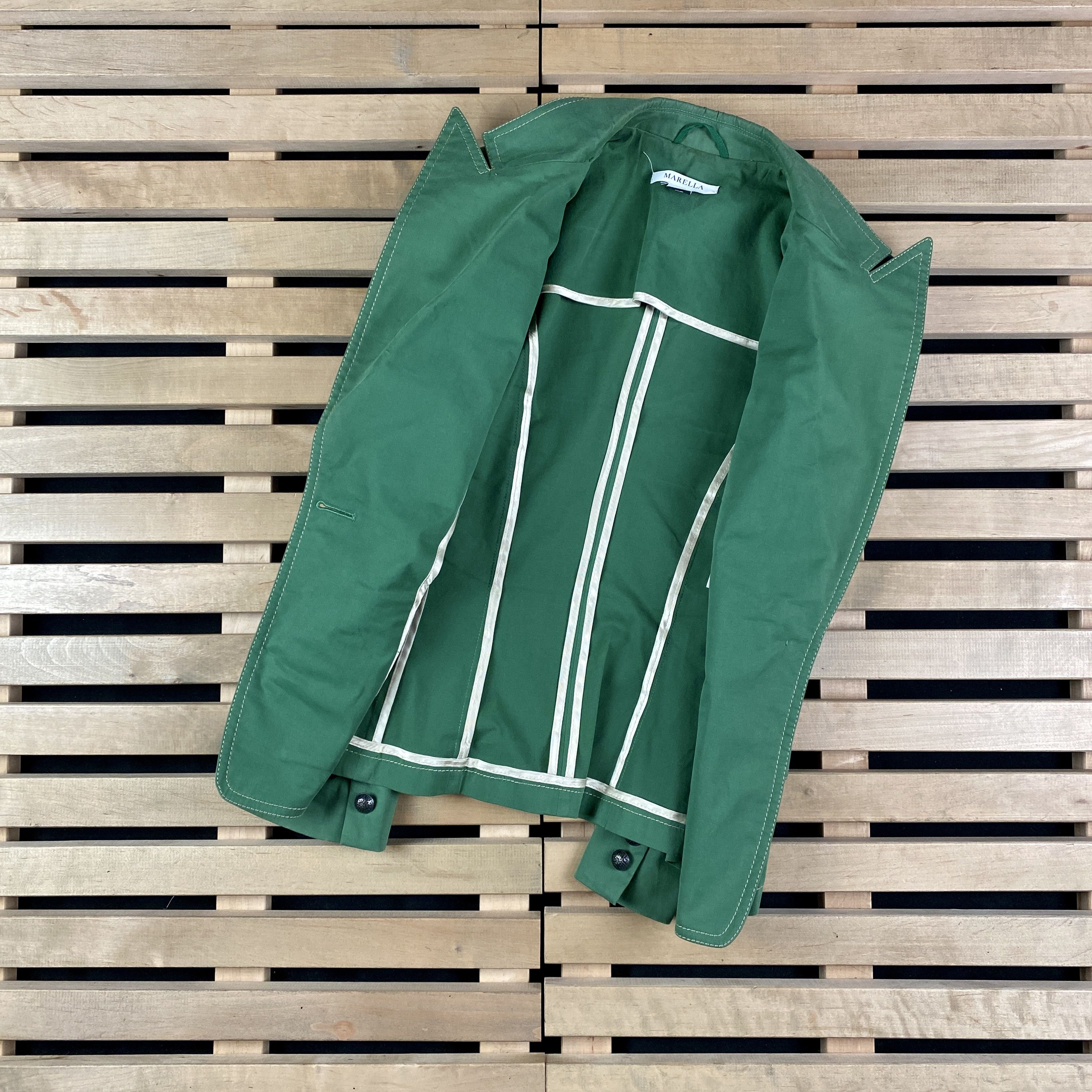Marella × Max Mara Womens Blazer Basic Jacket Marella Max Mara Size UK 10 US 6 Size M / US 6-8 / IT 42-44 - 4 Thumbnail