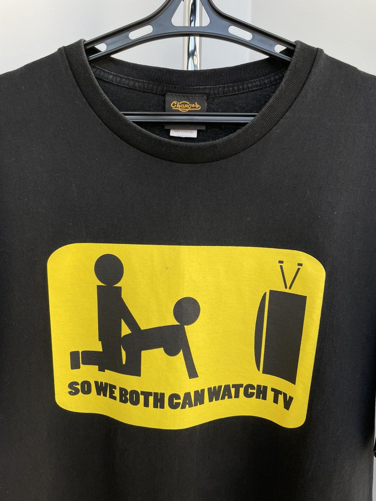 Changes × Sex Skateboards × Vintage Vintage Changes “So We Both Can Watch Tv” Sex Logo T-Shirt Size US L / EU 52-54 / 3 - 4 Thumbnail