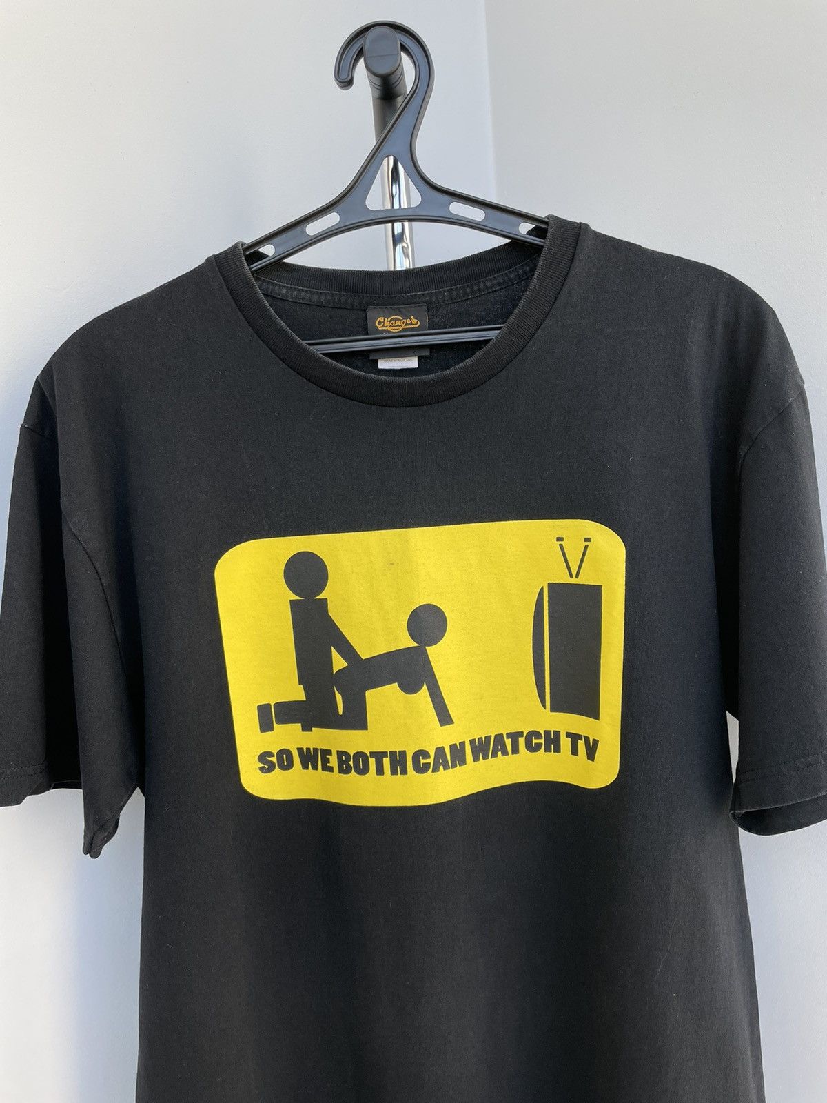 Changes × Sex Skateboards × Vintage Vintage Changes “So We Both Can Watch Tv” Sex Logo T-Shirt Size US L / EU 52-54 / 3 - 2 Thumbnail