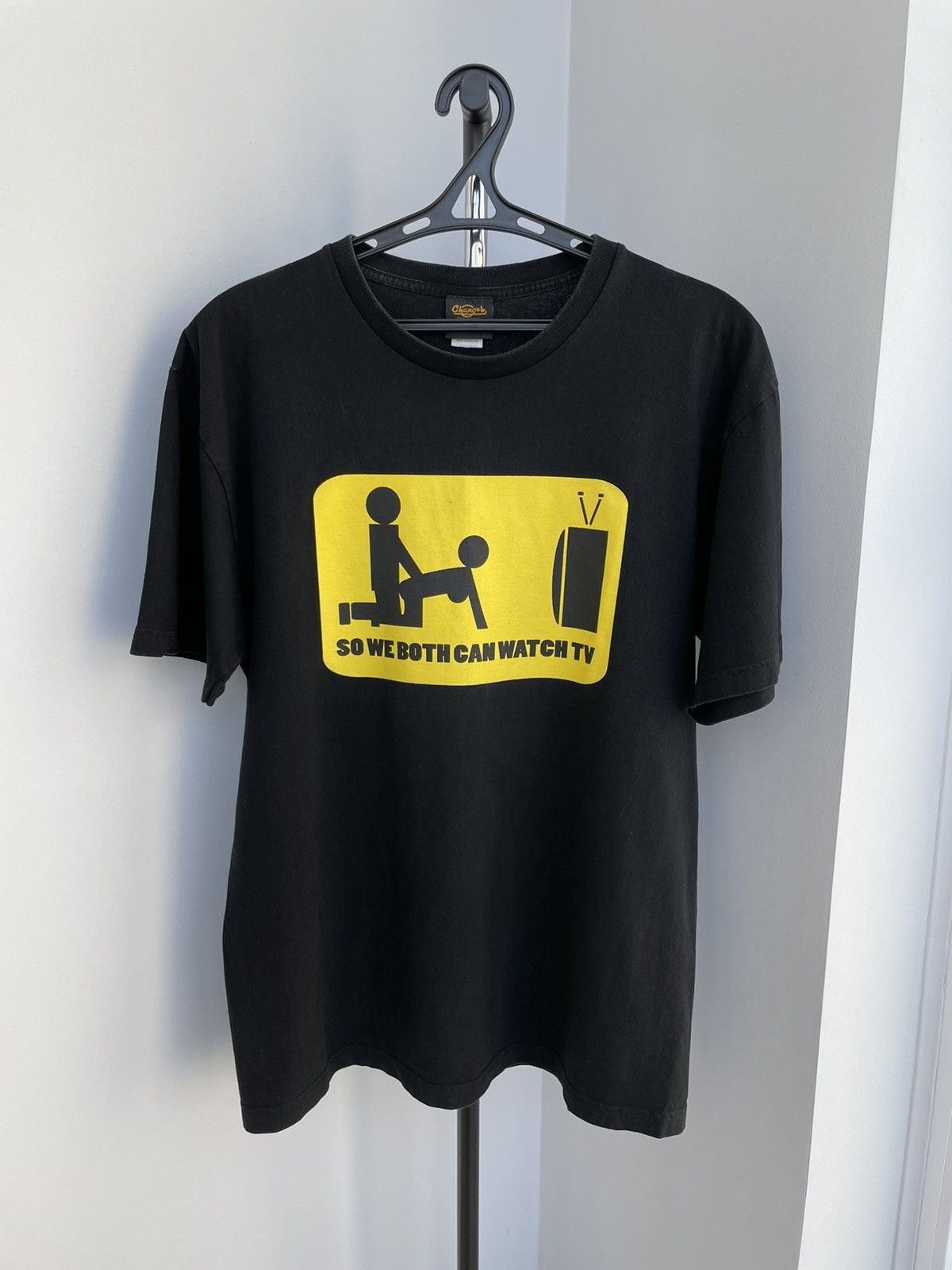 Changes × Sex Skateboards × Vintage Vintage Changes “So We Both Can Watch Tv” Sex Logo T-Shirt Size US L / EU 52-54 / 3 - 1 Thumbnail