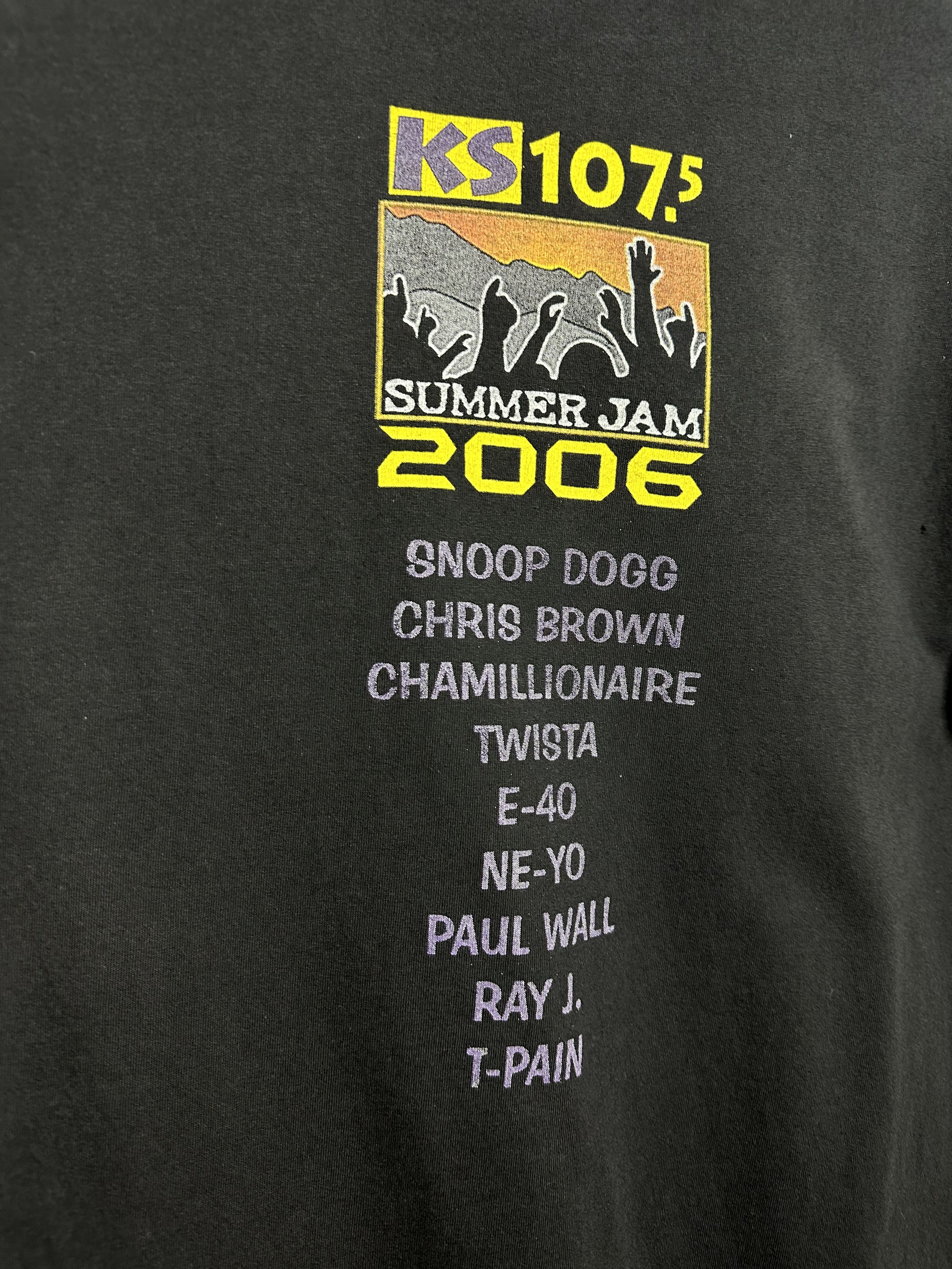 Vintage 🚨Vintage KS107.5 Summer Jam 2006 Snoop Dogg Rap Tee T-Shirt Size US L / EU 52-54 / 3 - 5 Thumbnail