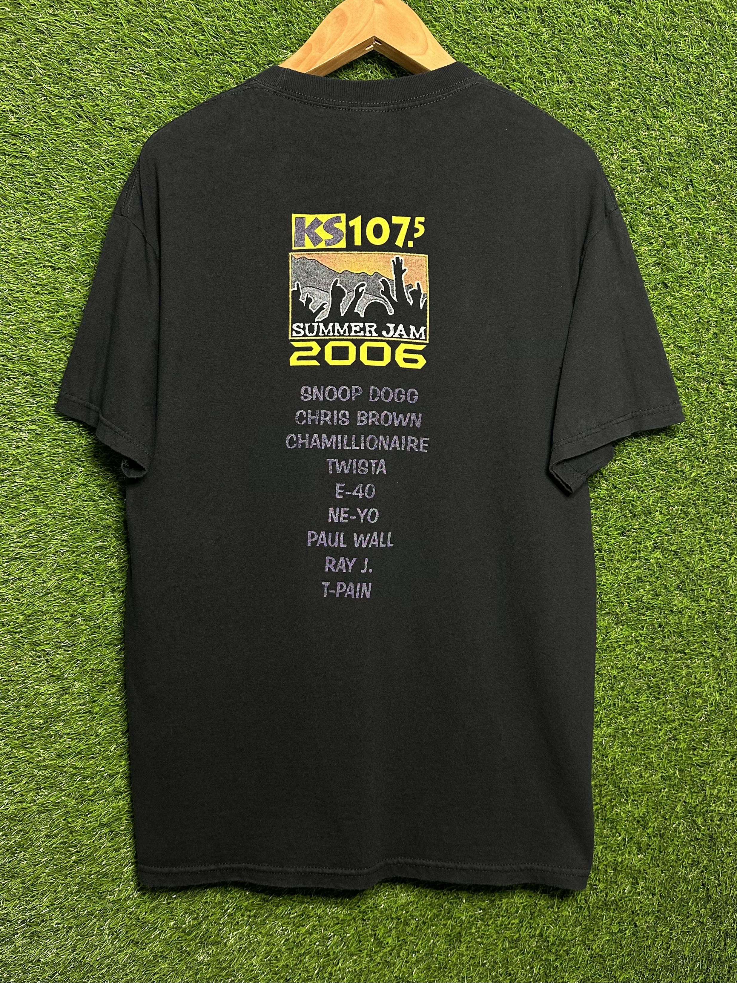 Vintage 🚨Vintage KS107.5 Summer Jam 2006 Snoop Dogg Rap Tee T-Shirt Size US L / EU 52-54 / 3 - 2 Thumbnail