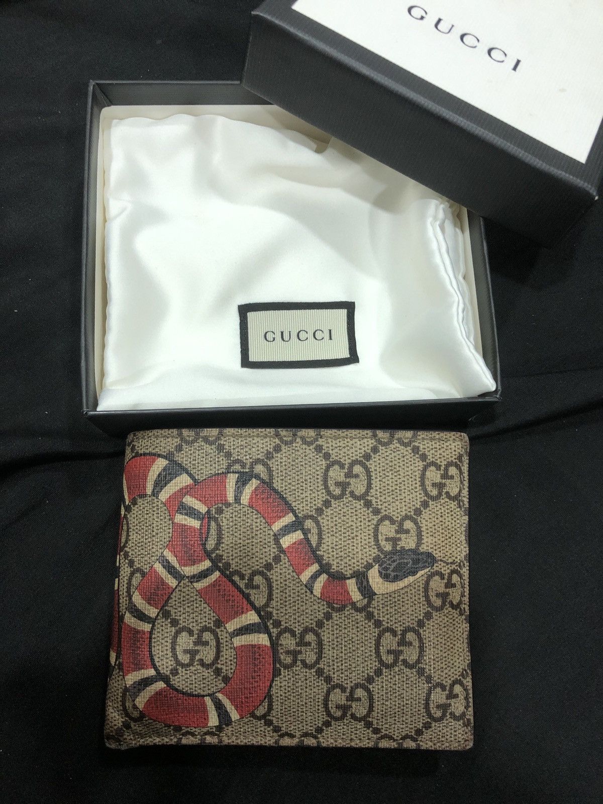 Gucci Gucci printed snake wallet Size ONE SIZE - 1 Thumbnail