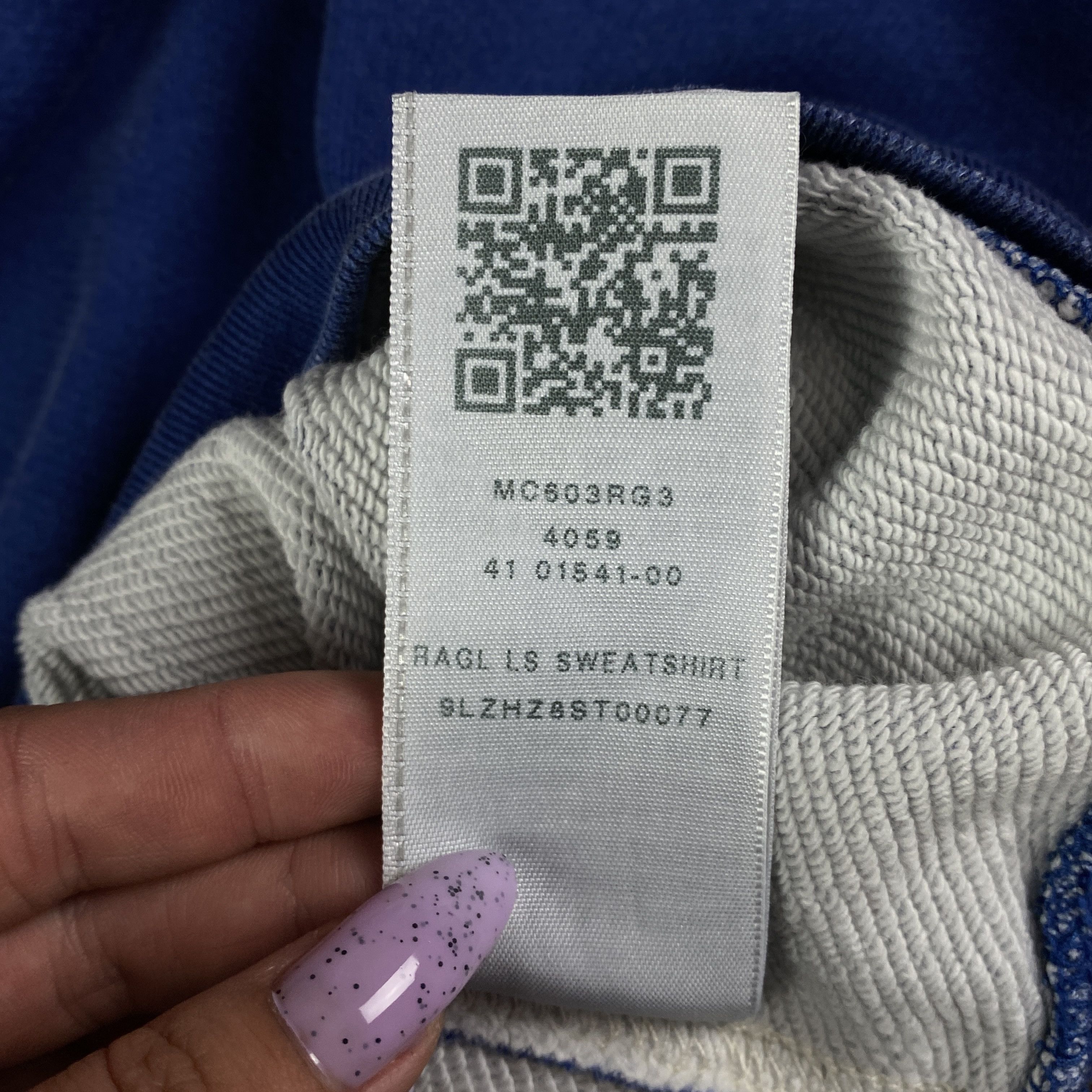 True Religion Mens Sweatshirt True Religion Size L Blue Size US L / EU 52-54 / 3 - 8 Thumbnail