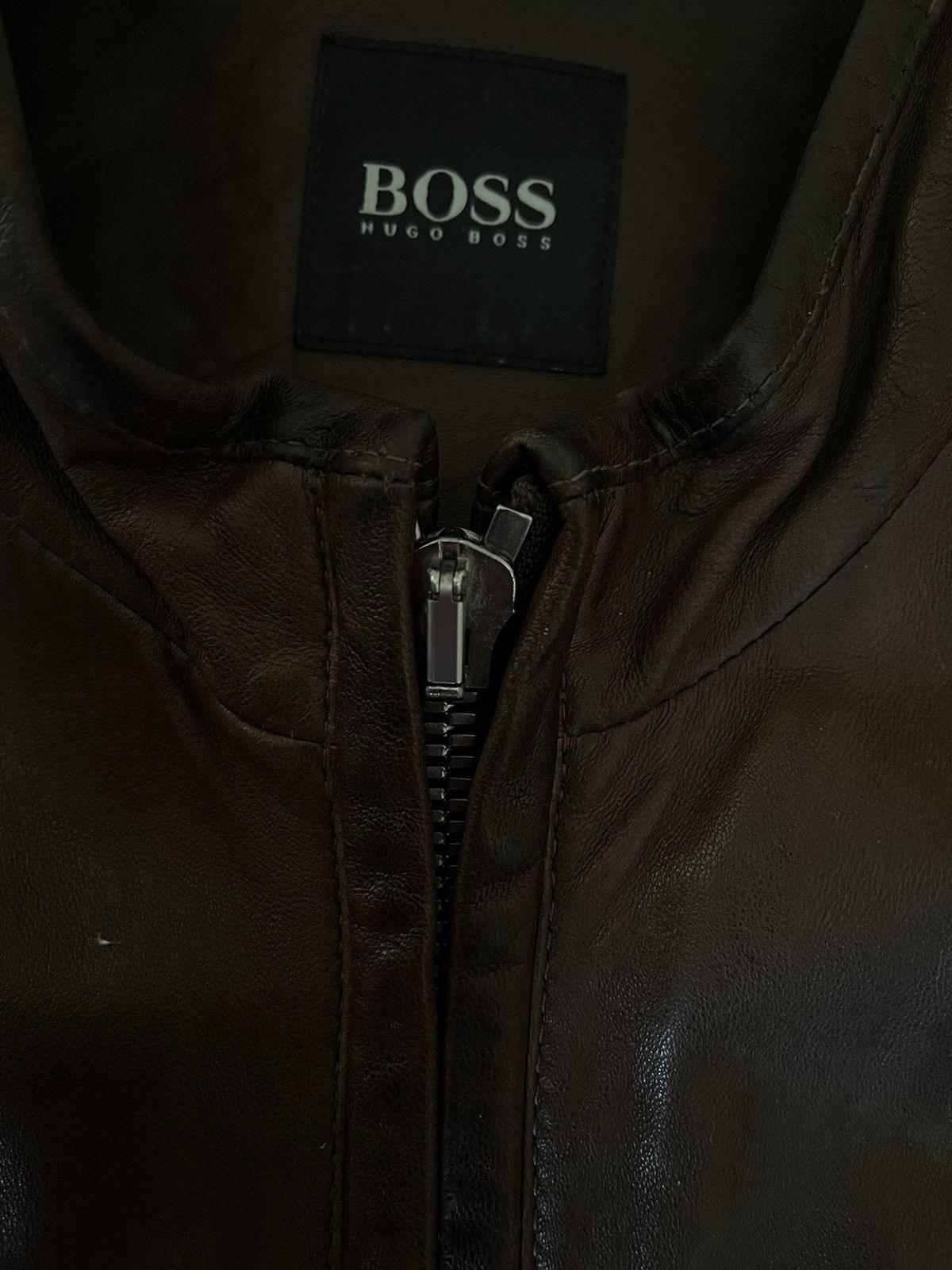 Hugo Boss HUGO BOSS LEATHER JACKET Size US M / EU 48-50 / 2 - 3 Thumbnail
