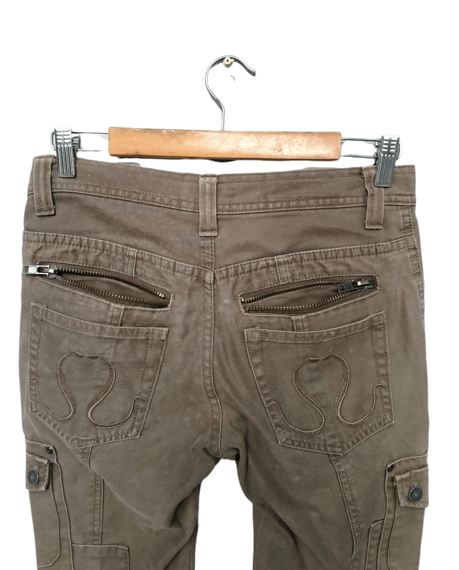 CIVARIZE Vintage Multi Pocket CIVARIZE Cargo Zipper Trouser Pants Size US 30 / EU 46 - 7 Thumbnail