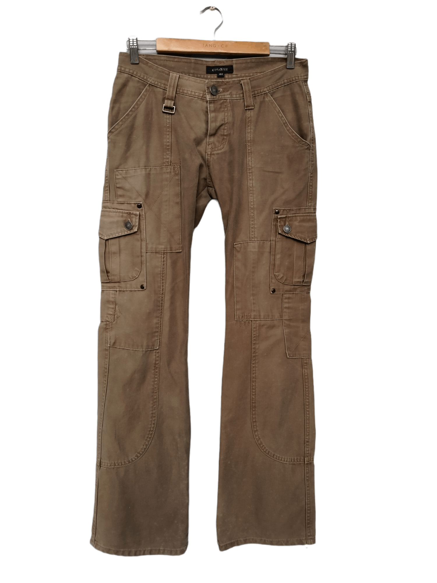image of Vintage Multi Pocket Civarize Cargo Zipper Trouser Pants, Men's (Size 30)