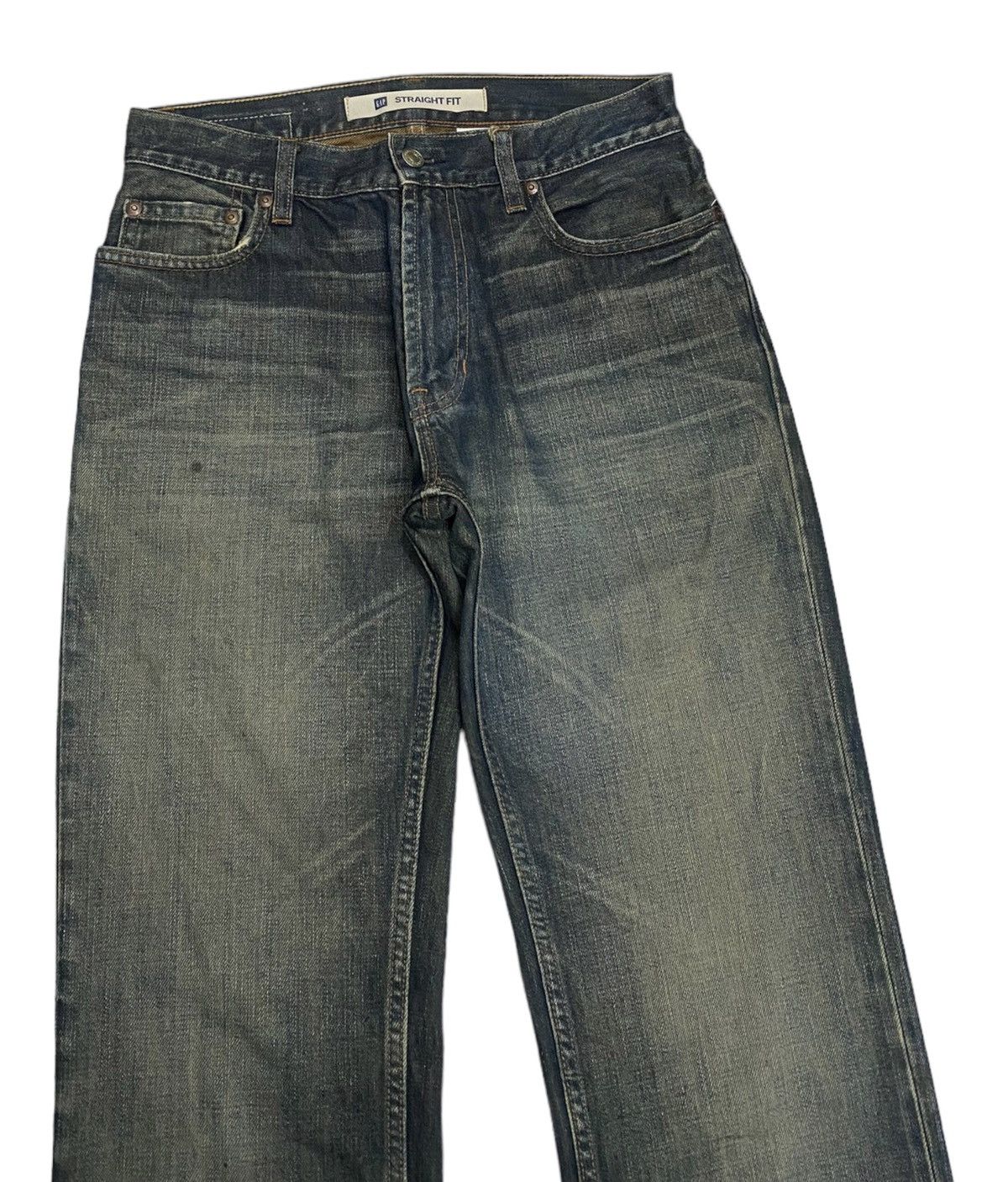 Hysteric Glamour RUSTY🔥DISTRESSED DENIM STRAIGHT FIT GAP DENIM Size US 29 - 3 Thumbnail