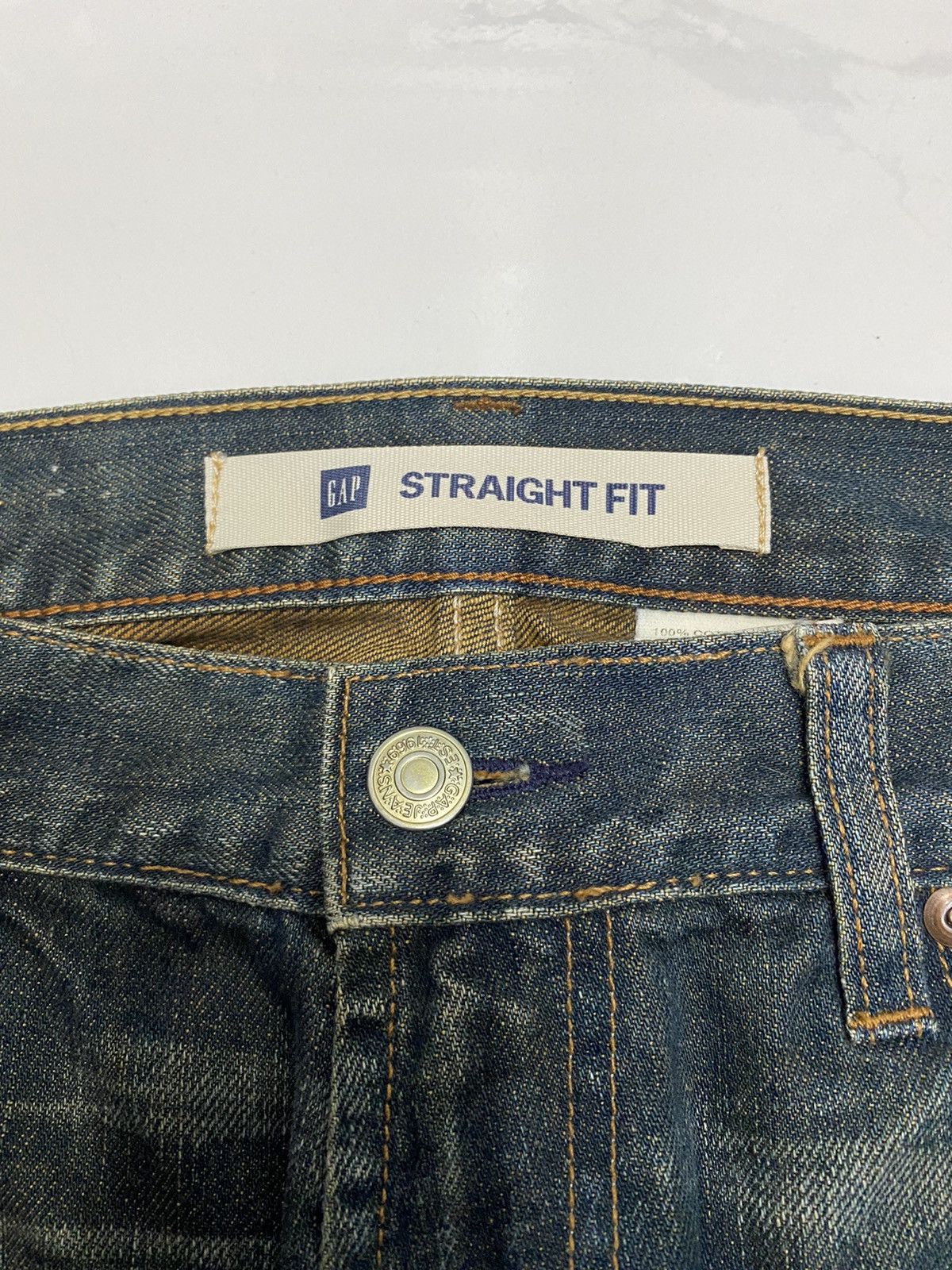 Hysteric Glamour RUSTY🔥DISTRESSED DENIM STRAIGHT FIT GAP DENIM Size US 29 - 9 Thumbnail