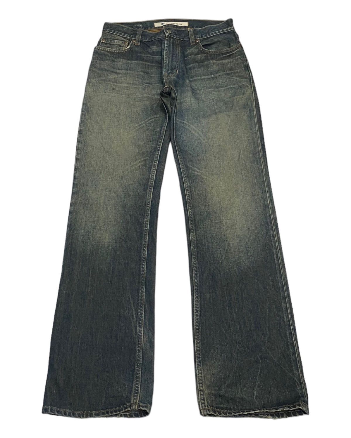 Hysteric Glamour RUSTY🔥DISTRESSED DENIM STRAIGHT FIT GAP DENIM Size US 29 - 6 Thumbnail