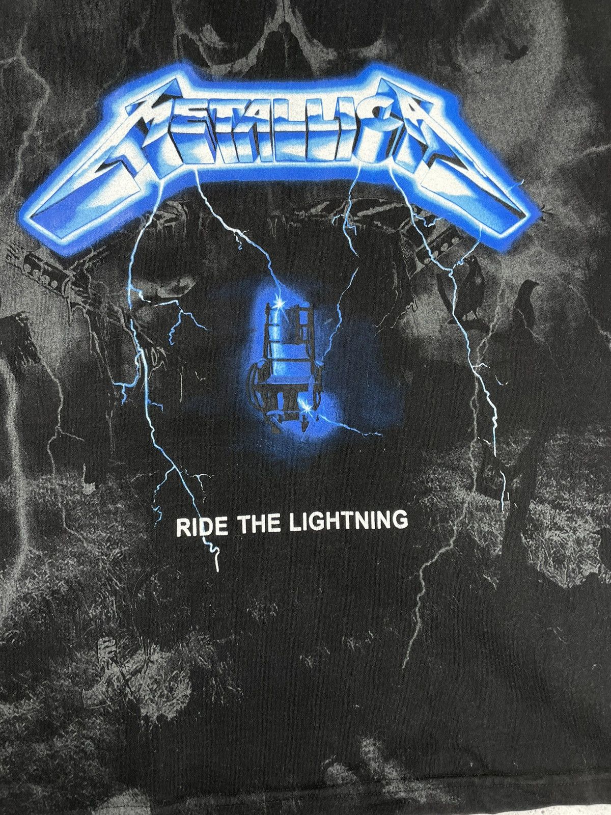 Band Tees × Metallica × Vintage Vintage Metallica Ride The Lighting Band Tee t-shirt Size US S / EU 44-46 / 1 - 4 Thumbnail