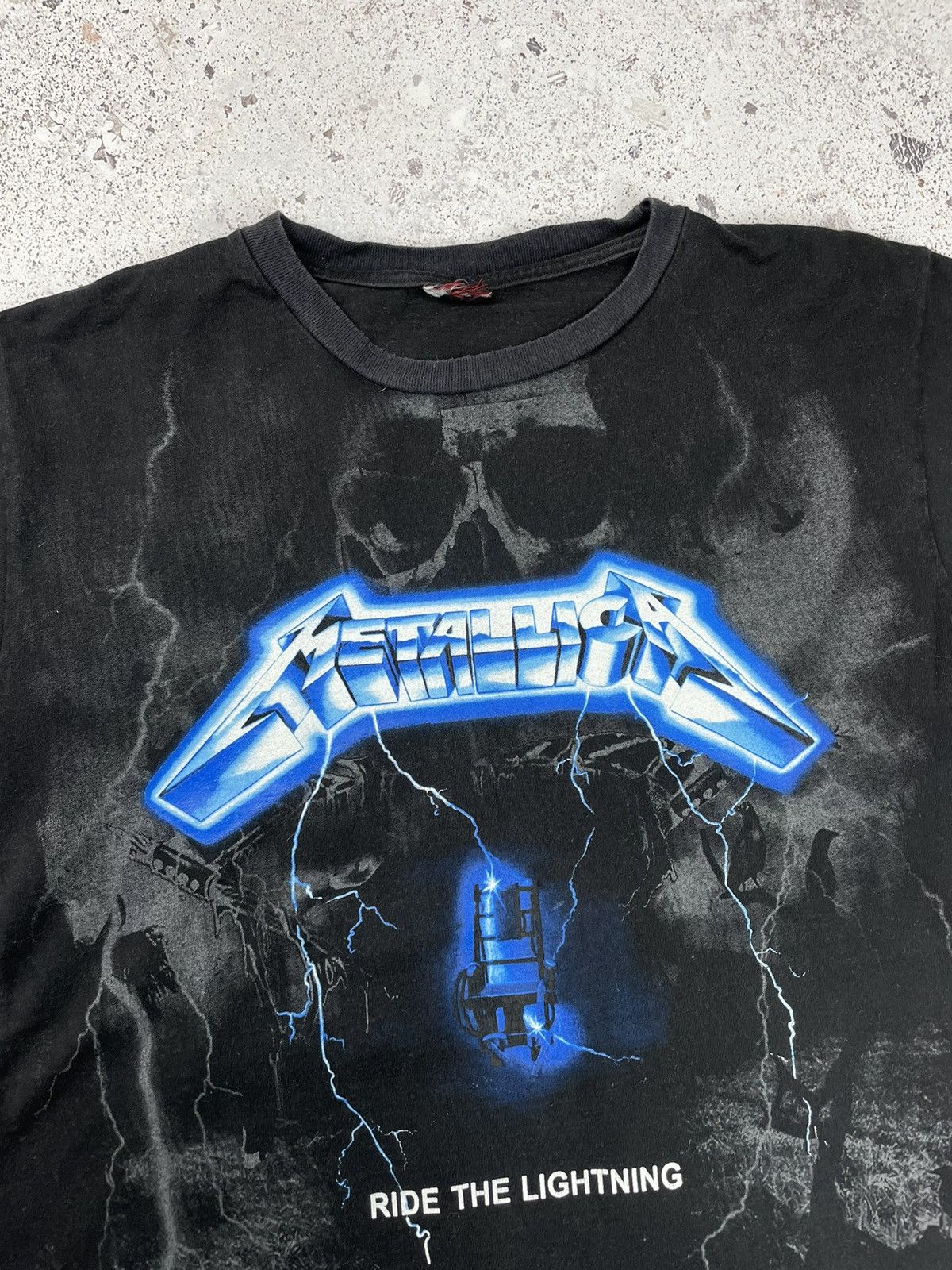 Band Tees × Metallica × Vintage Vintage Metallica Ride The Lighting Band Tee t-shirt Size US S / EU 44-46 / 1 - 3 Thumbnail