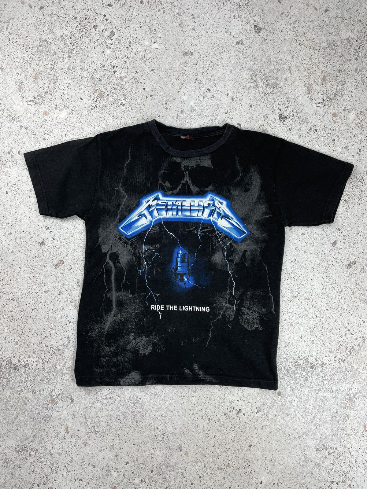 Band Tees × Metallica × Vintage Vintage Metallica Ride The Lighting Band Tee t-shirt Size US S / EU 44-46 / 1 - 1 Thumbnail