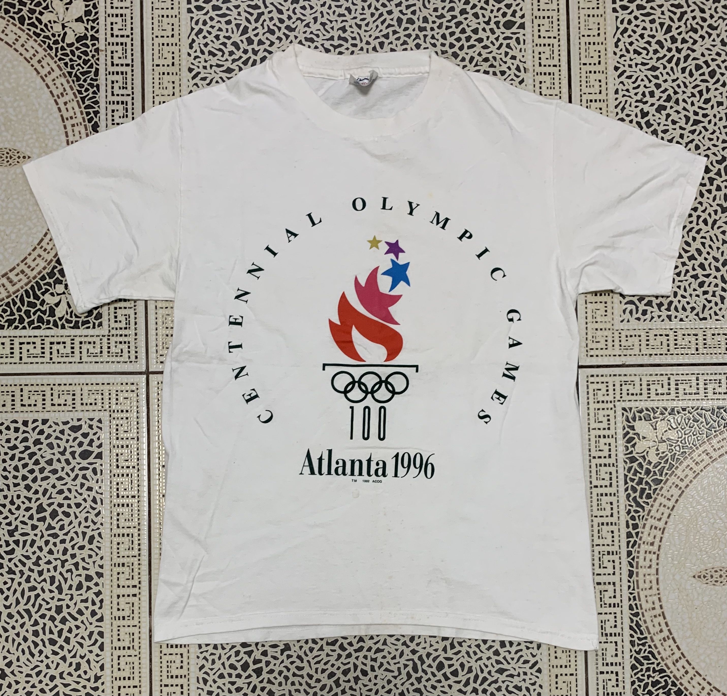 Champion Atlanta 1996 Champion vintage tee Size US M / EU 48-50 / 2 - 1 Thumbnail