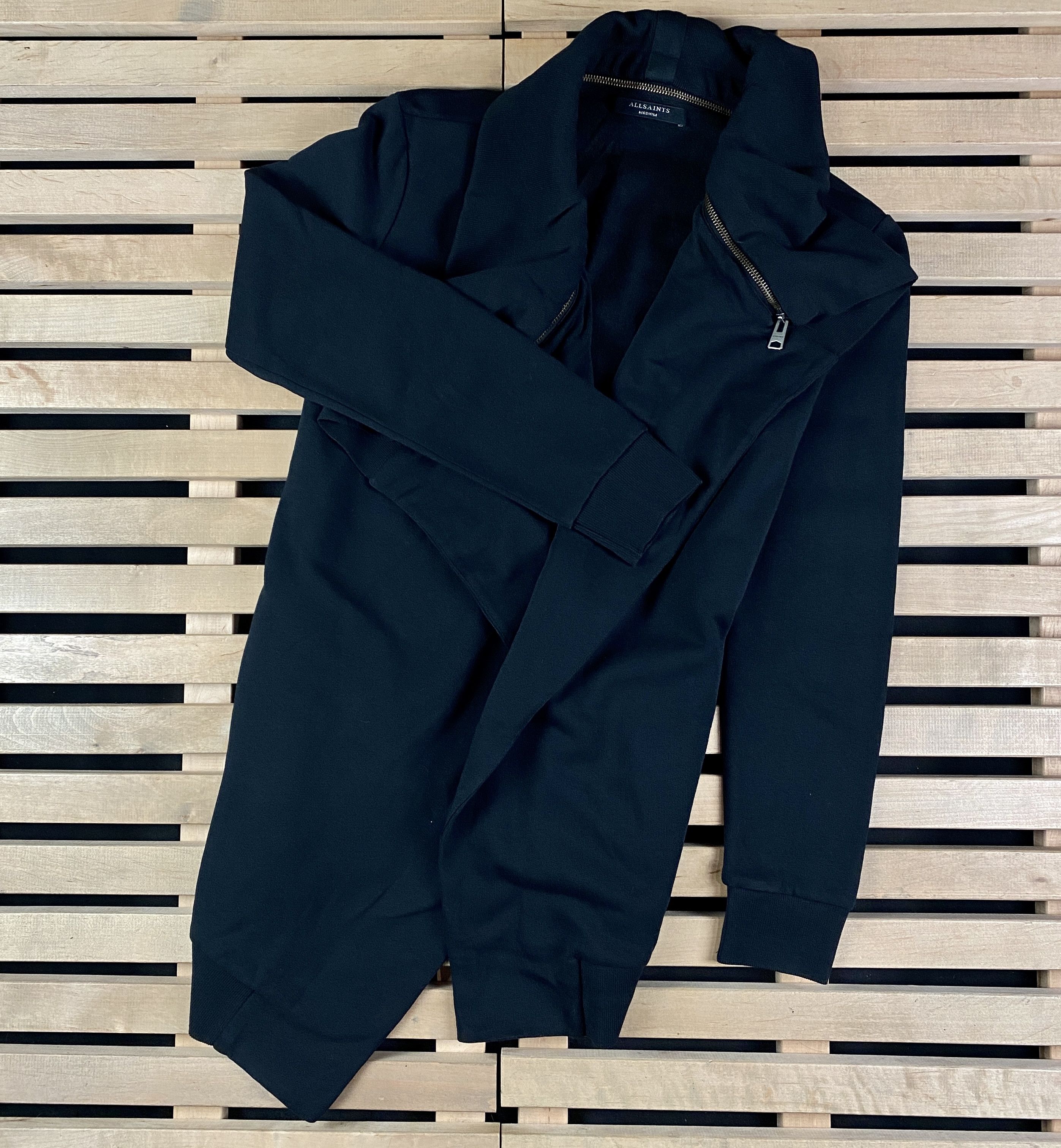 Allsaints Womens Jacket Dahlia Sweat Allsaints Size M Size M / US 6-8 / IT 42-44 - 1 Thumbnail