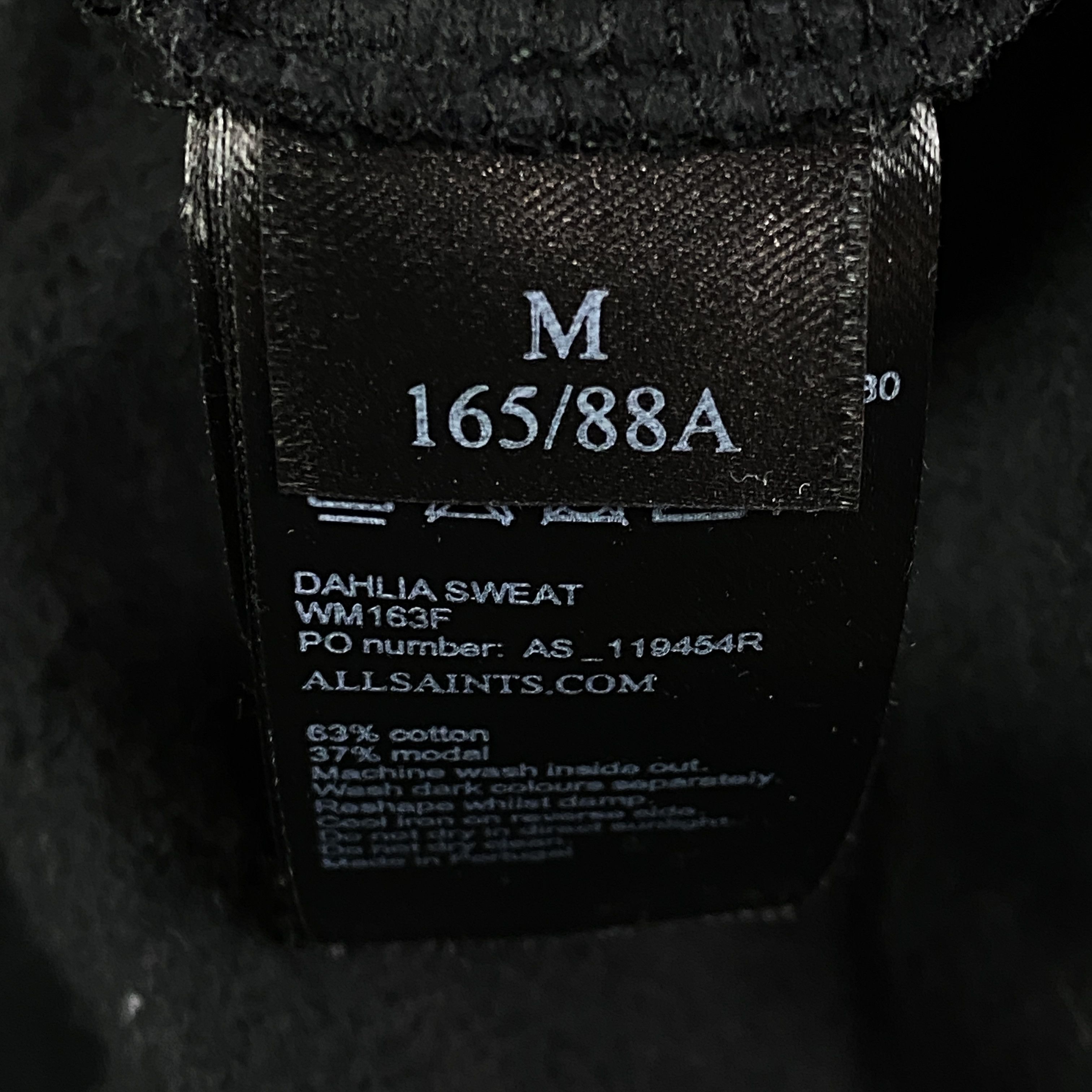 Allsaints Womens Jacket Dahlia Sweat Allsaints Size M Size M / US 6-8 / IT 42-44 - 5 Thumbnail