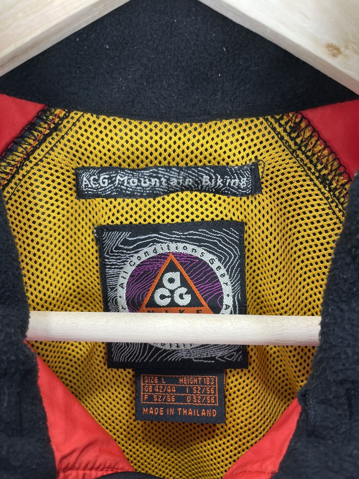 Nike × Nike ACG × Vintage Vintage Nike ACG Mountain Biking Bicycle Winbreaker Jacket Size US L / EU 52-54 / 3 - 6 Thumbnail
