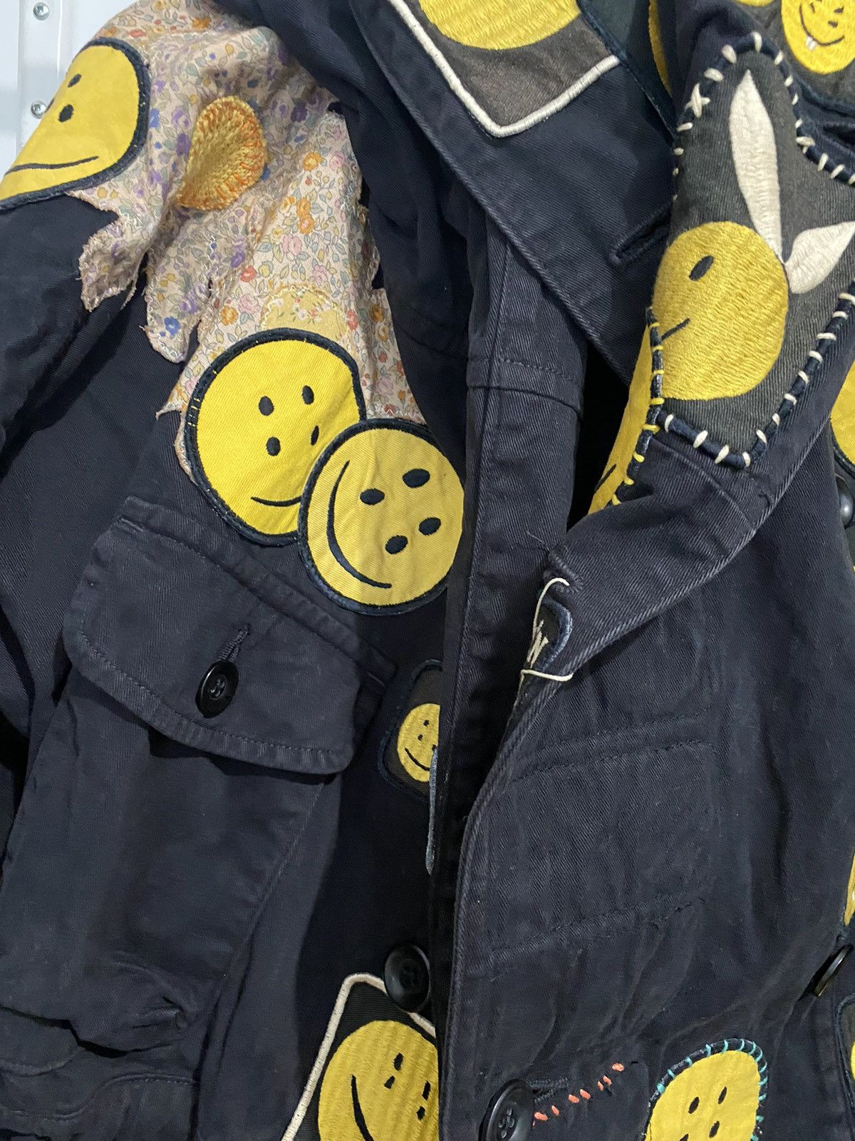 Kapital Kapital Katsuragi Cotton RINGCOAT (RAINBOWY INSANE) Size US L / EU 52-54 / 3 - 15 Thumbnail