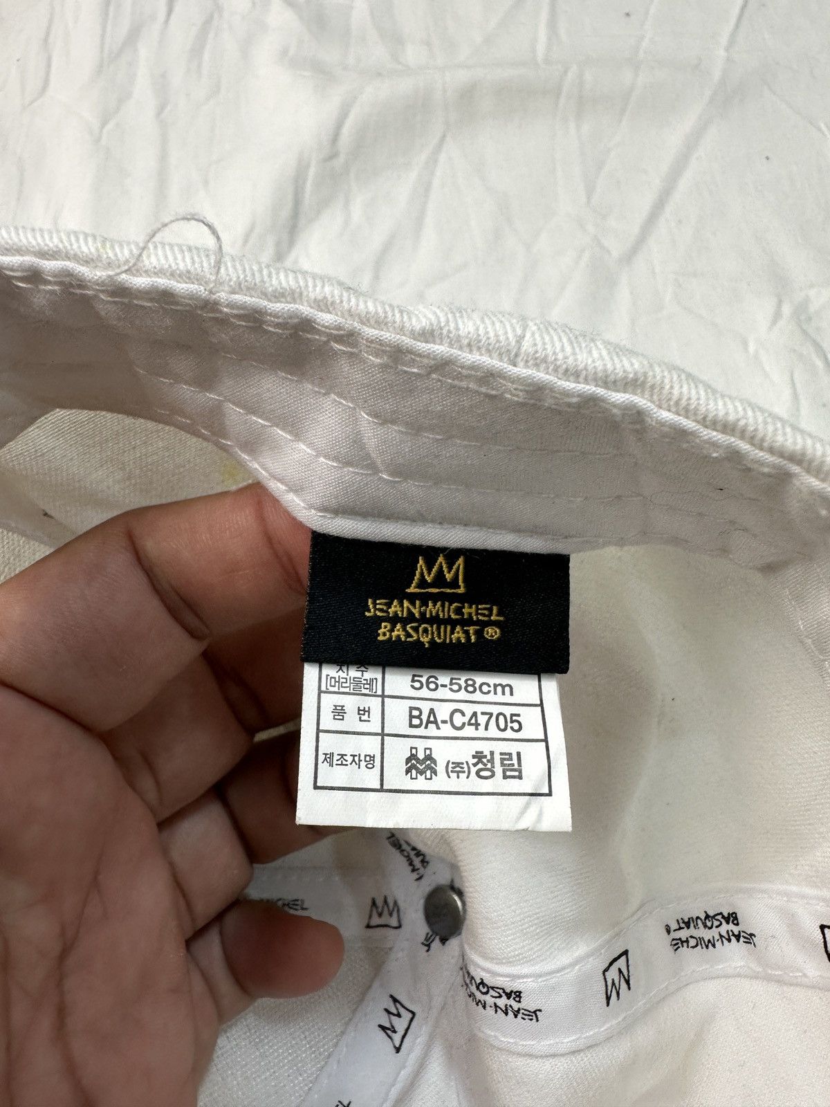 Jean-Michel Basquiat Jean Michel Basquiat arts snapback hat Size ONE SIZE - 15 Thumbnail