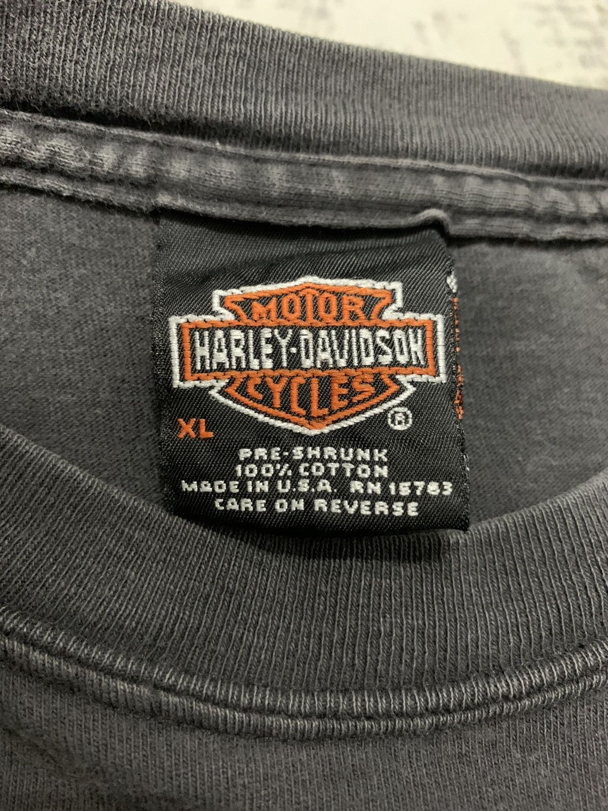 Harley Davidson Vintage Distressed Harley Davidson Tee Las Vegas Size US XL / EU 56 / 4 - 10 Thumbnail