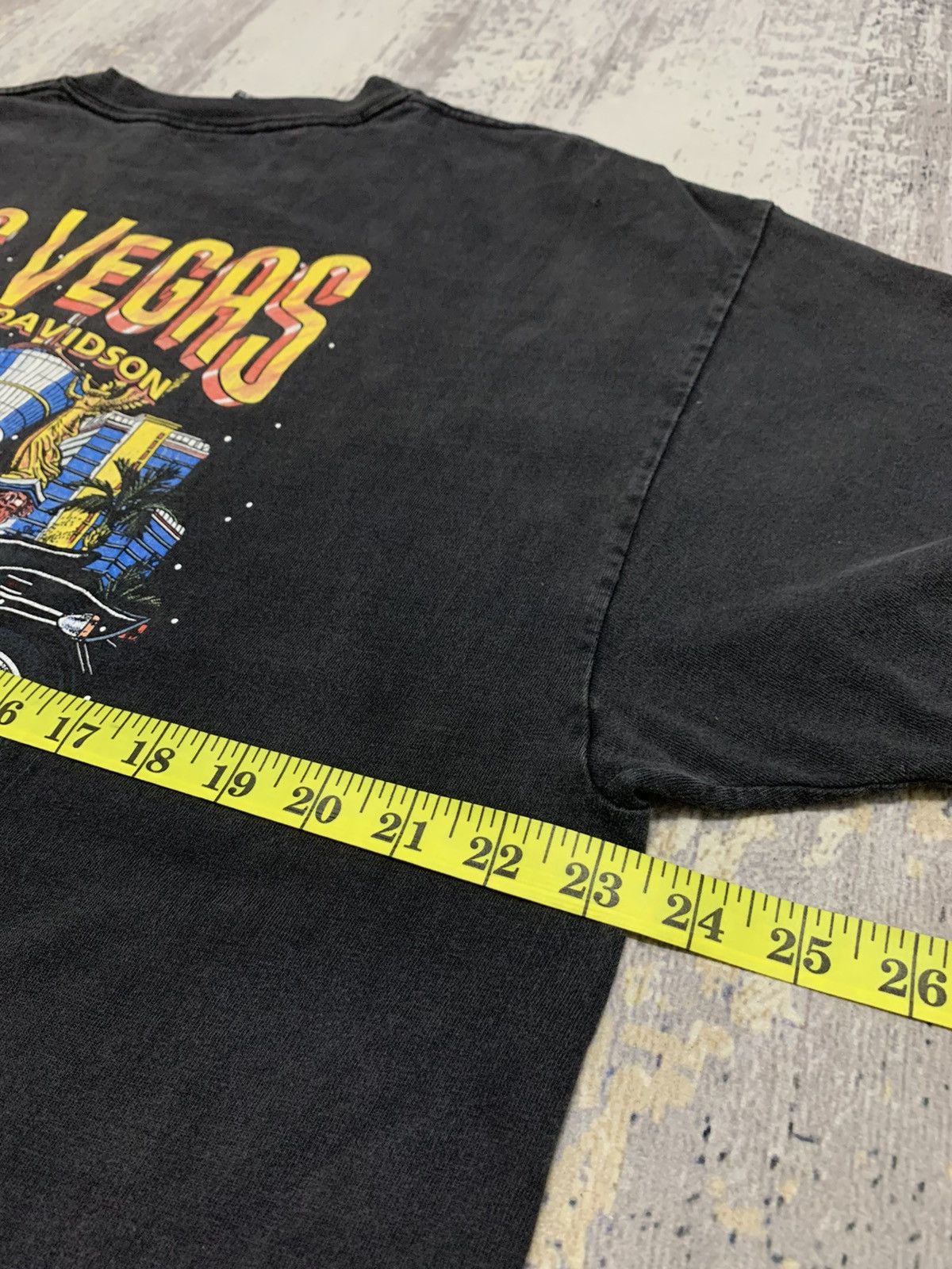 Harley Davidson Vintage Distressed Harley Davidson Tee Las Vegas Size US XL / EU 56 / 4 - 12 Thumbnail