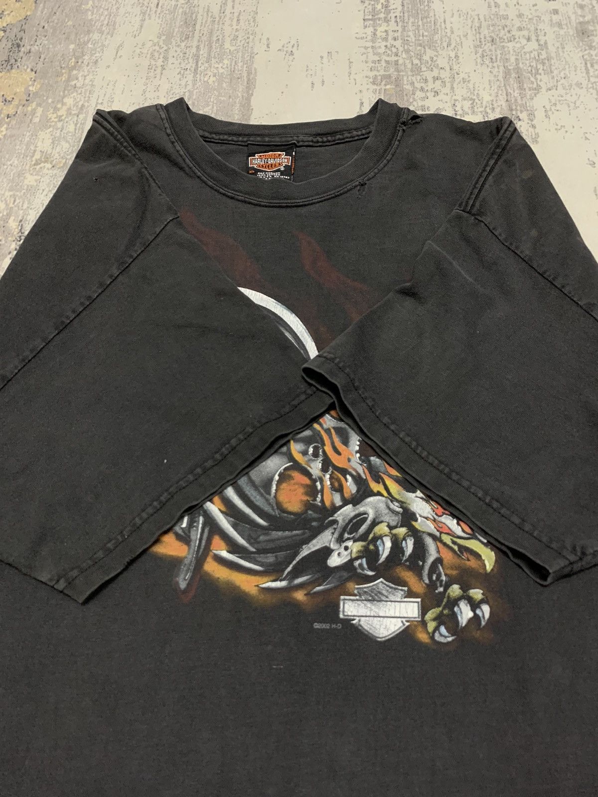 Harley Davidson Vintage Distressed Harley Davidson Tee Las Vegas Size US XL / EU 56 / 4 - 7 Thumbnail
