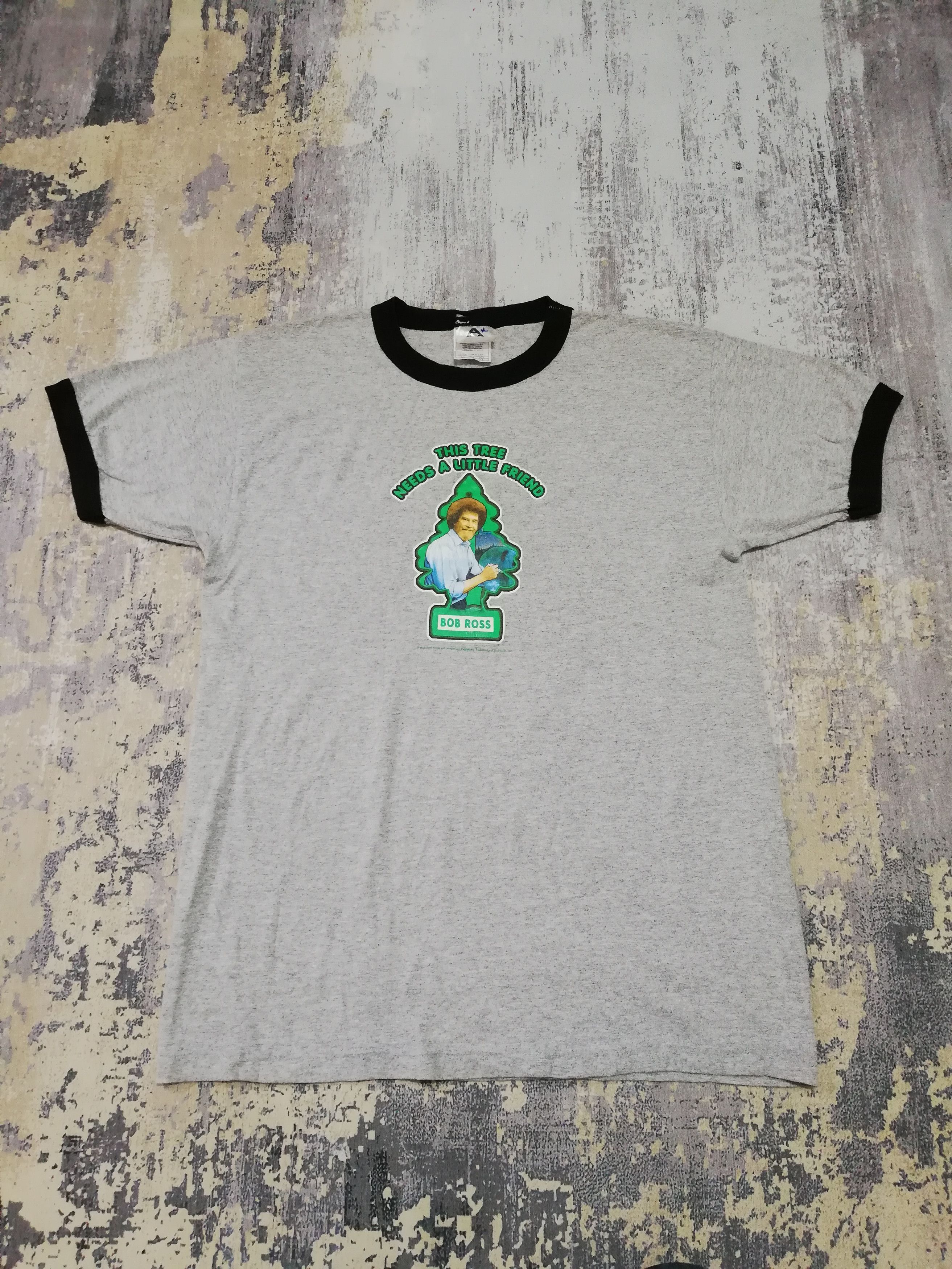 Vintage Vintage Art Artist Bob Ross Ringer Short Sleeve Shirt Large Size US L / EU 52-54 / 3 - 1 Thumbnail