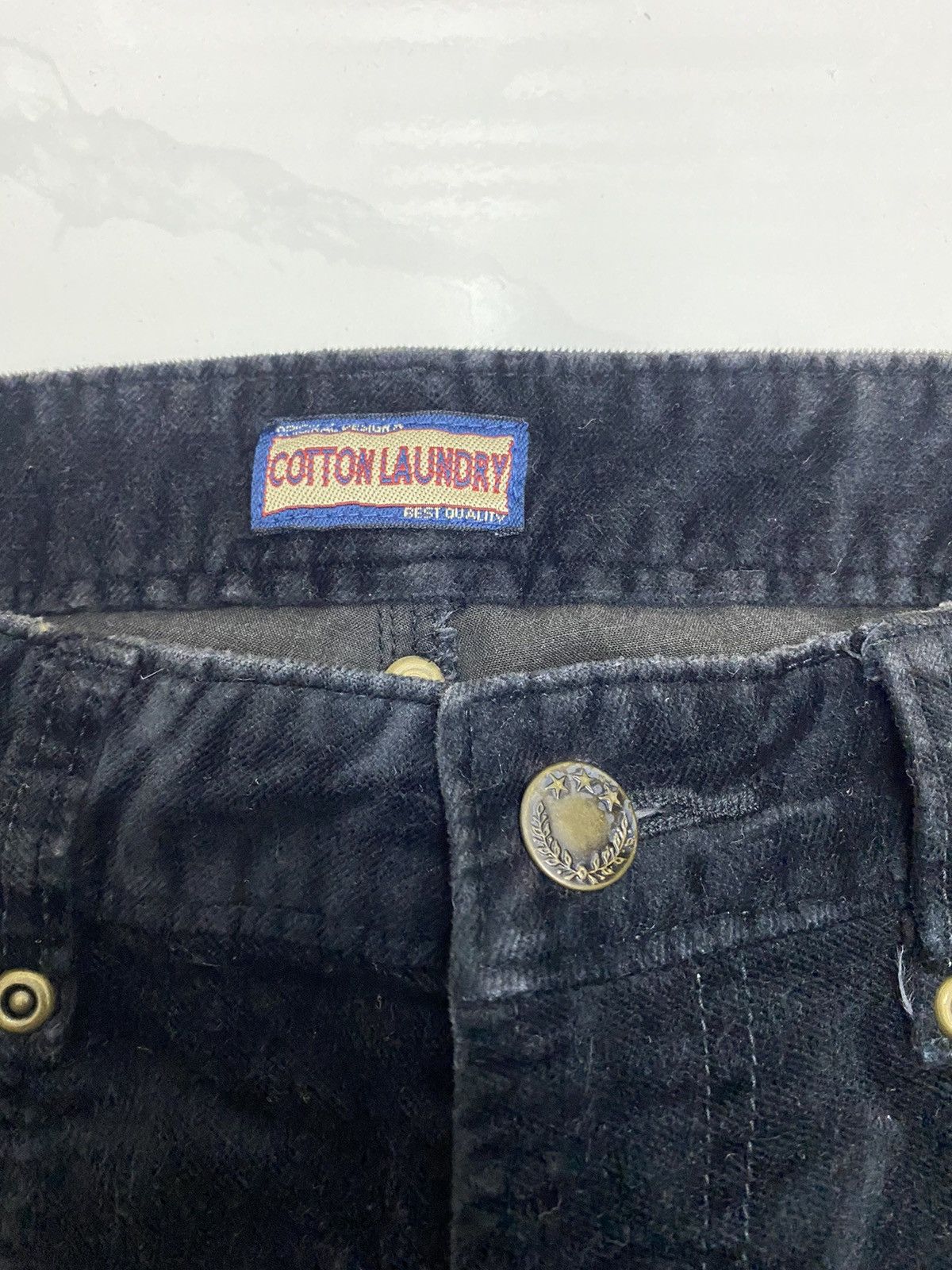 Hysteric Glamour JAPANESE AVANT GARDE STYLE VELVET FLARE CARGO PANTS Size US 29 - 10 Thumbnail
