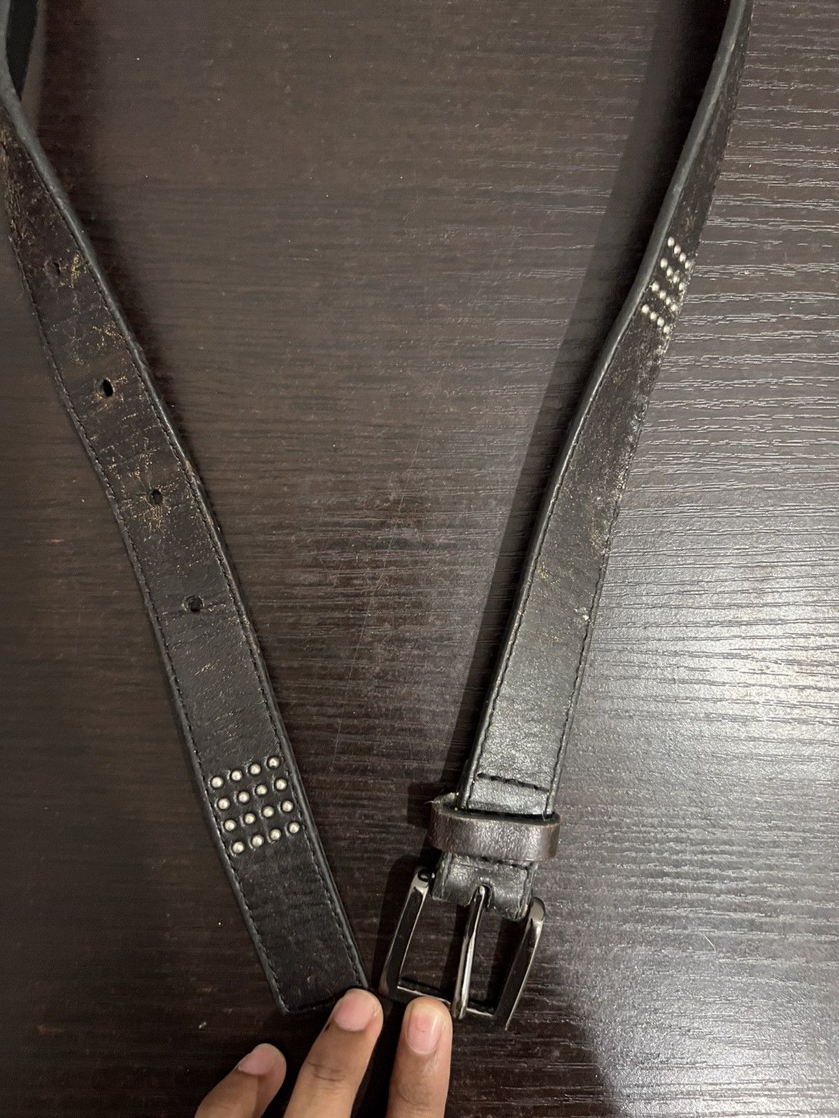 Leather Seditionaries Leather Belt Size ONE SIZE - 4 Thumbnail