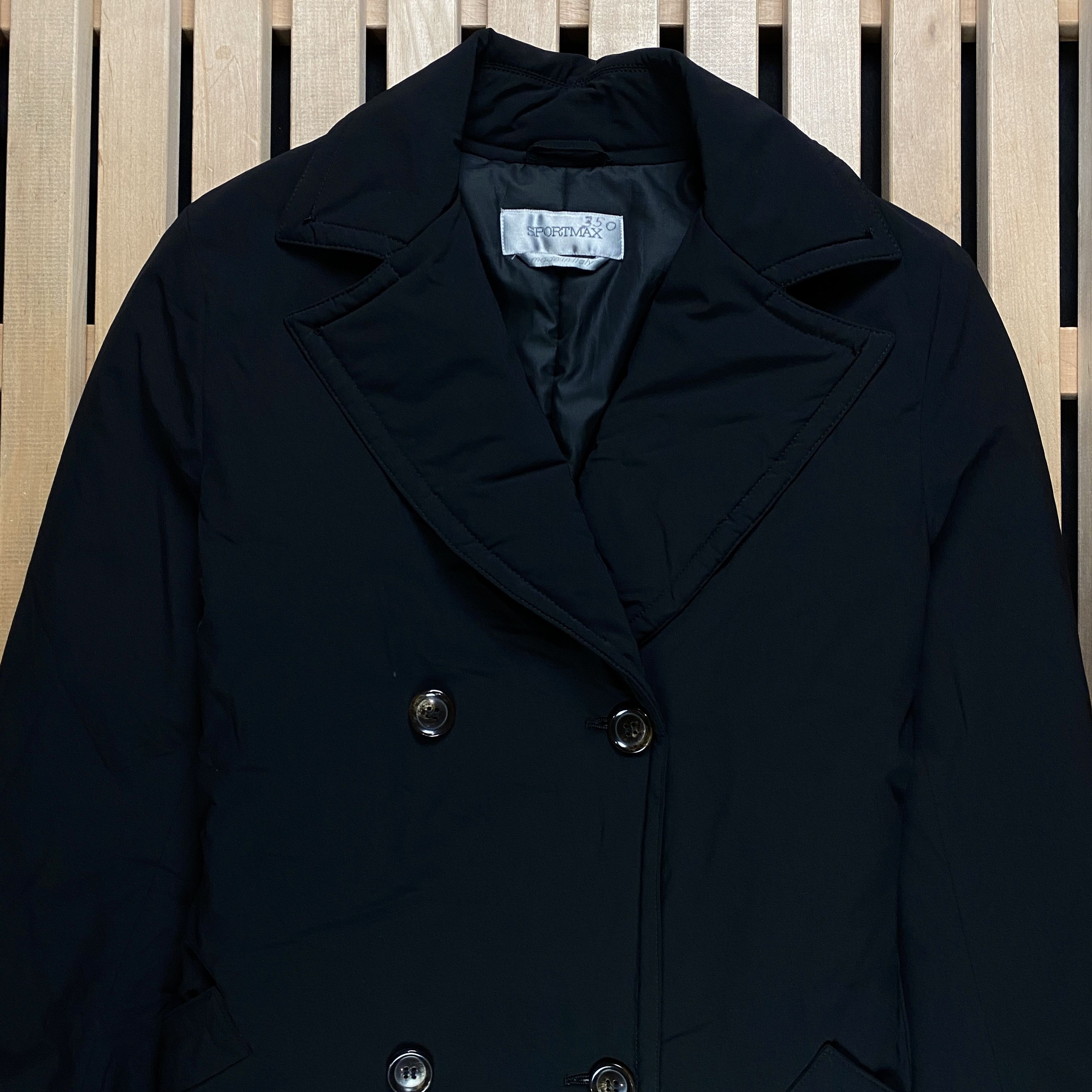 Max Mara × Sportmax Womens Coat Jacket Sportmax Max Mara Size UK 12 US 10 Size L / US 10 / IT 46 - 2 Thumbnail