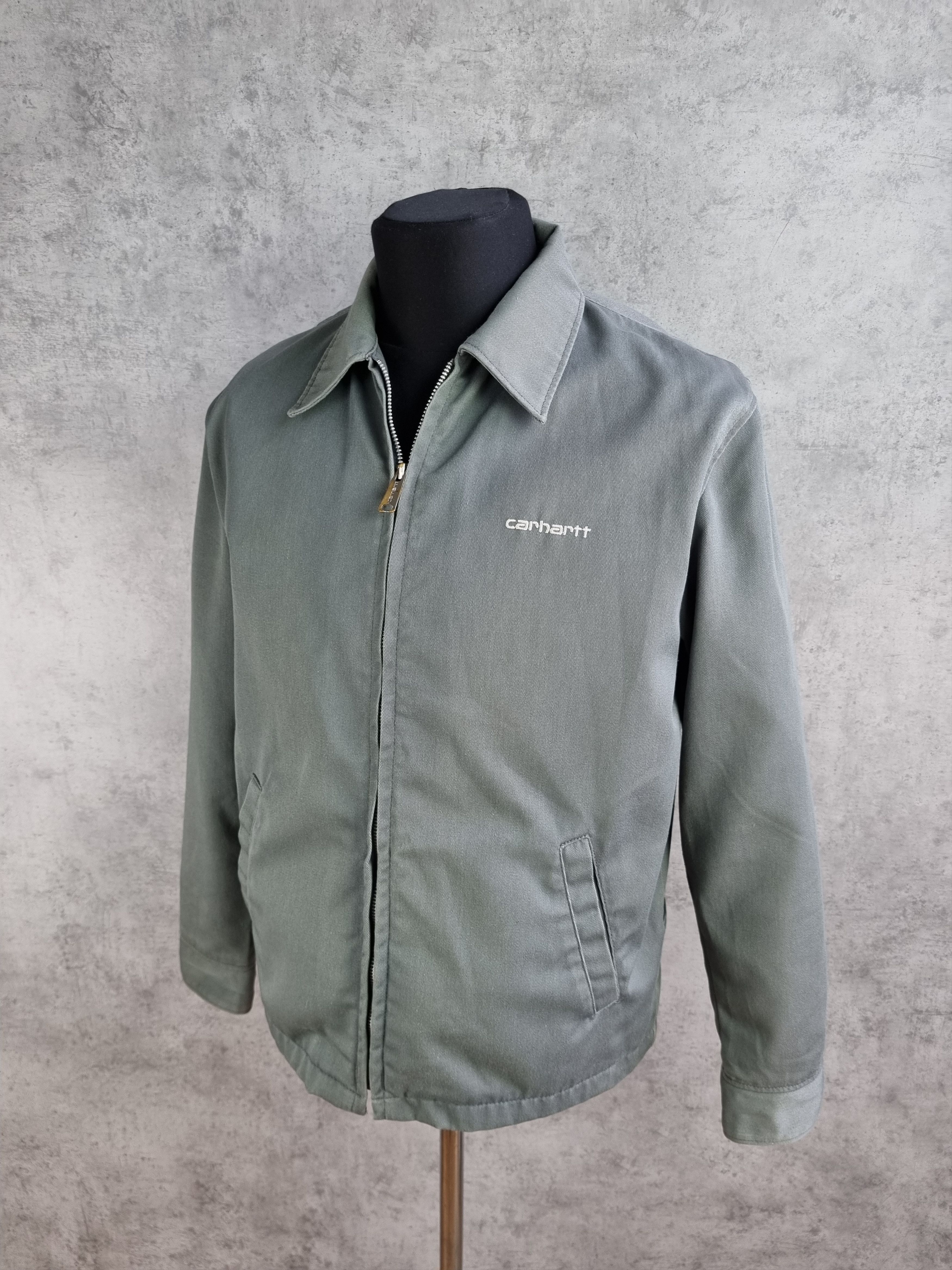 Carhartt × Vetra 90s Carhartt Worker Collared Zip up Jacket Size US M / EU 48-50 / 2 - 1 Thumbnail
