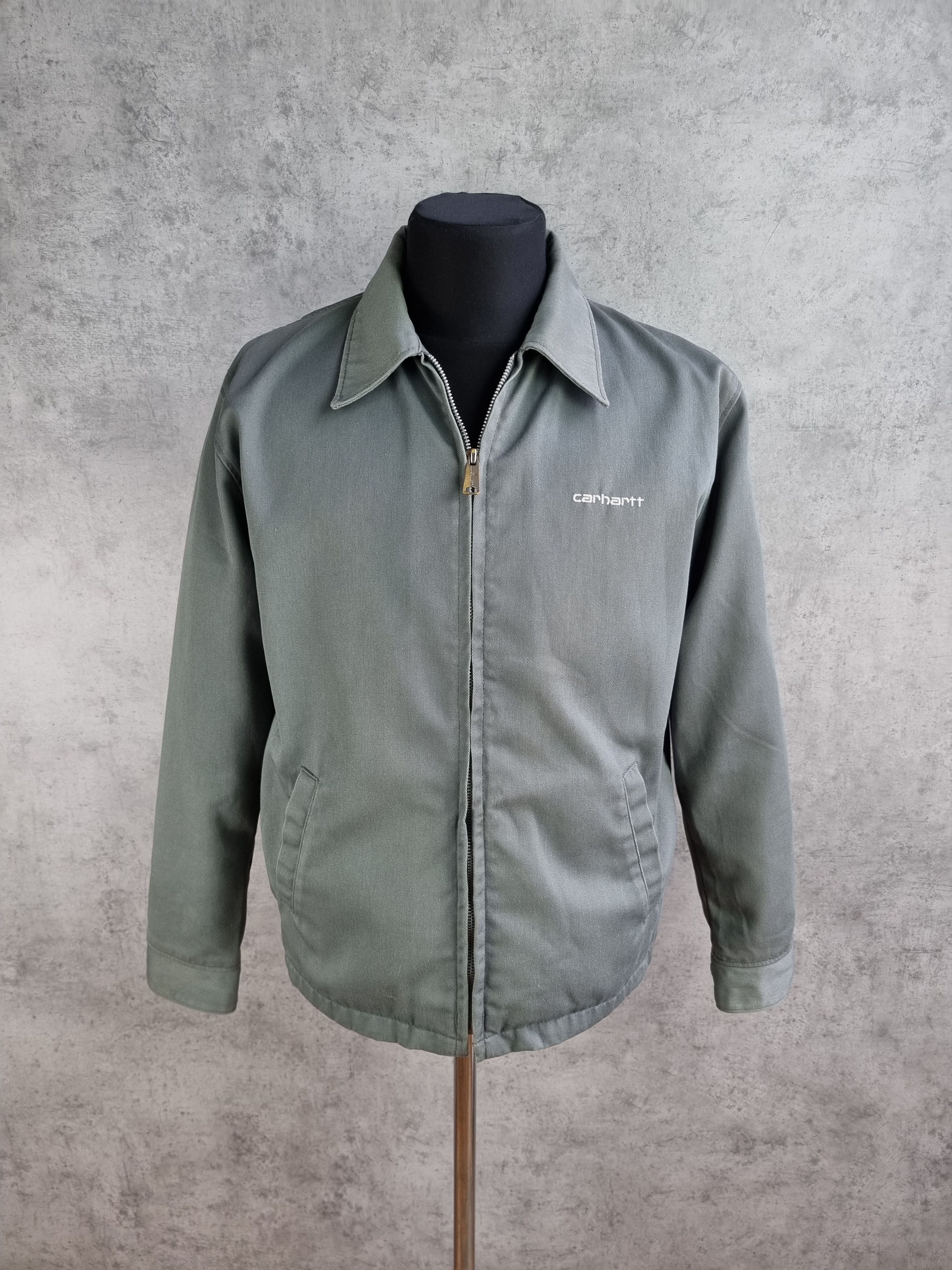 Carhartt × Vetra 90s Carhartt Worker Collared Zip up Jacket Size US M / EU 48-50 / 2 - 15 Thumbnail