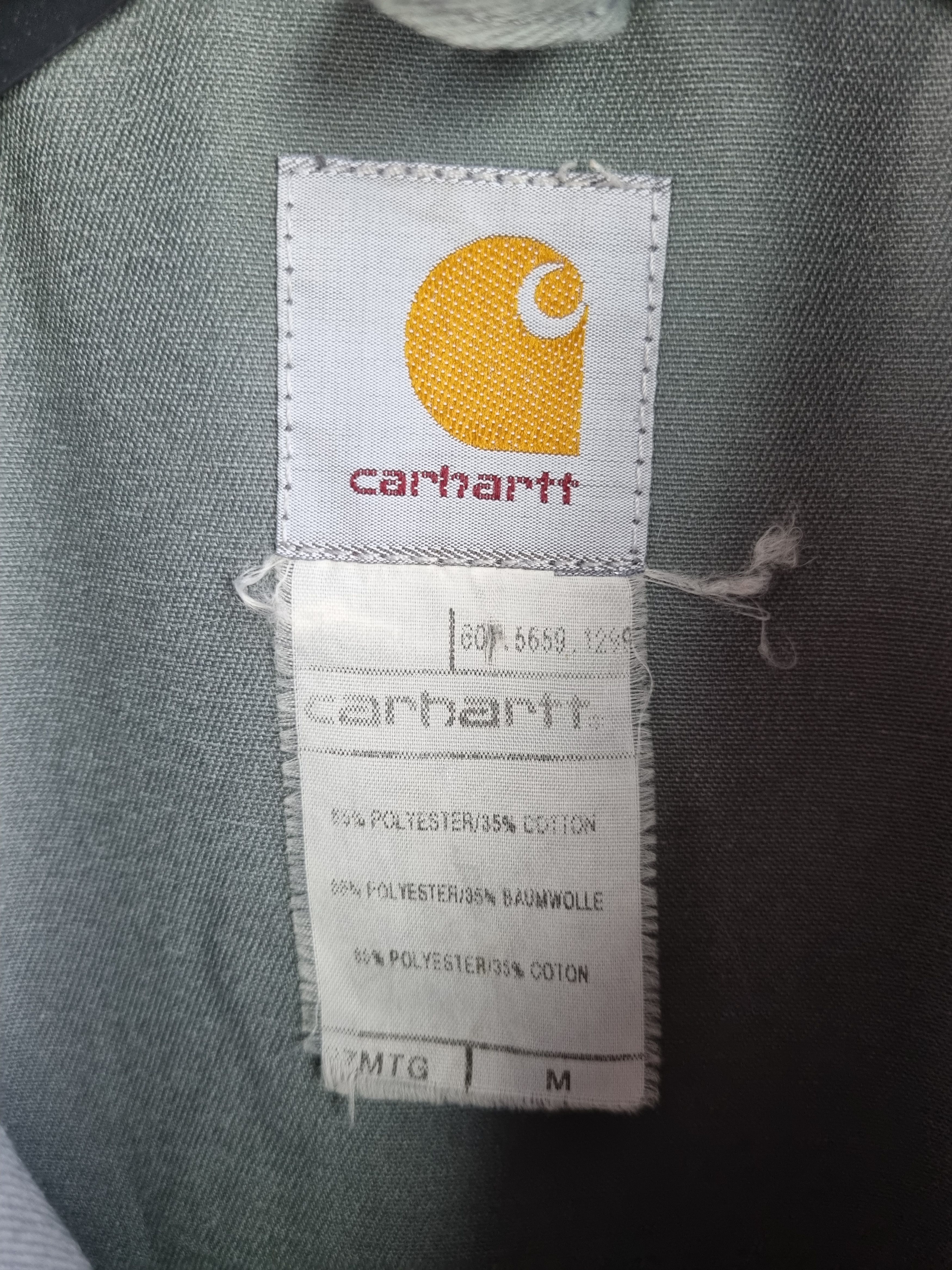 Carhartt × Vetra 90s Carhartt Worker Collared Zip up Jacket Size US M / EU 48-50 / 2 - 8 Thumbnail