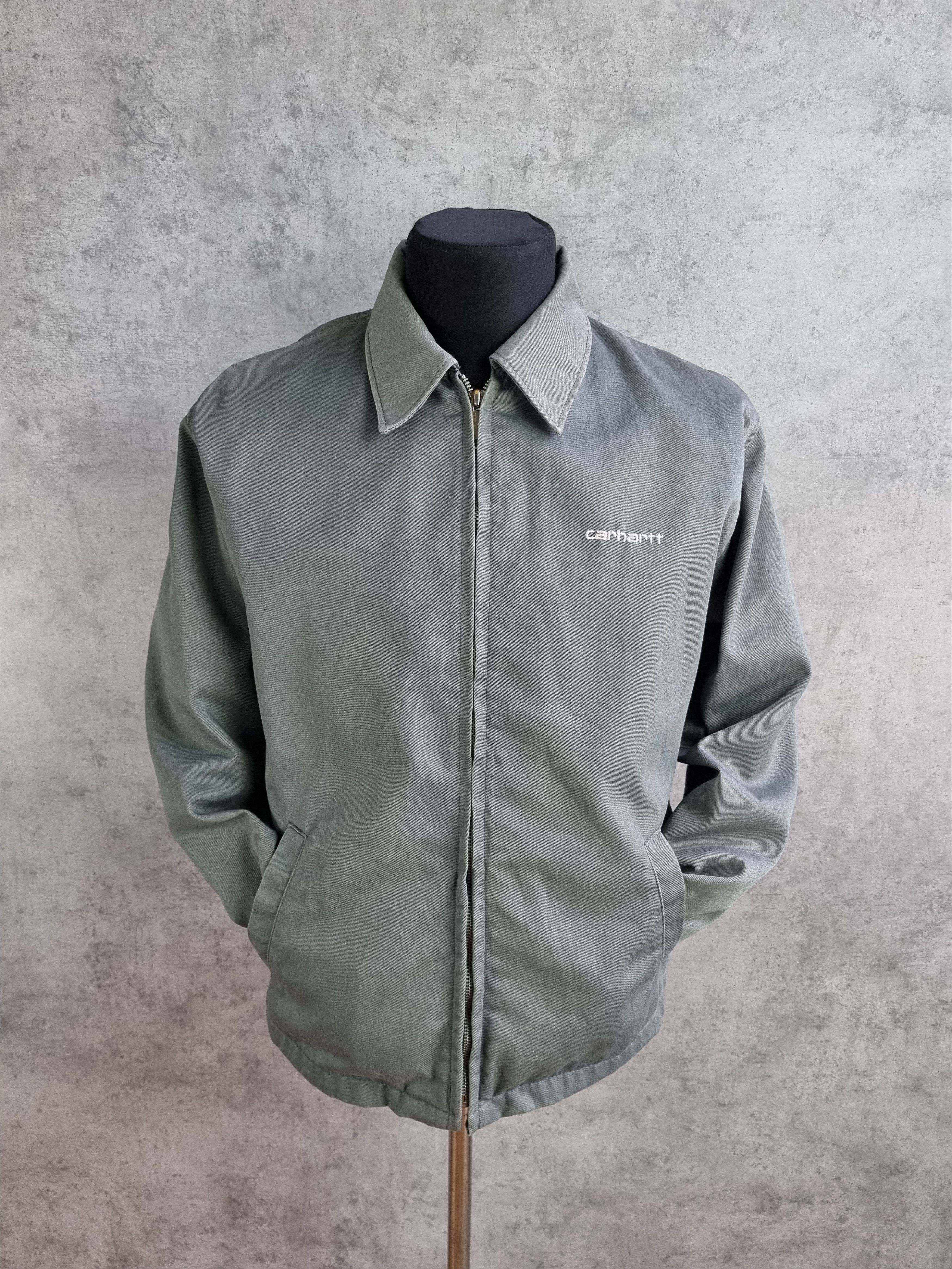 Carhartt × Vetra 90s Carhartt Worker Collared Zip up Jacket Size US M / EU 48-50 / 2 - 4 Thumbnail