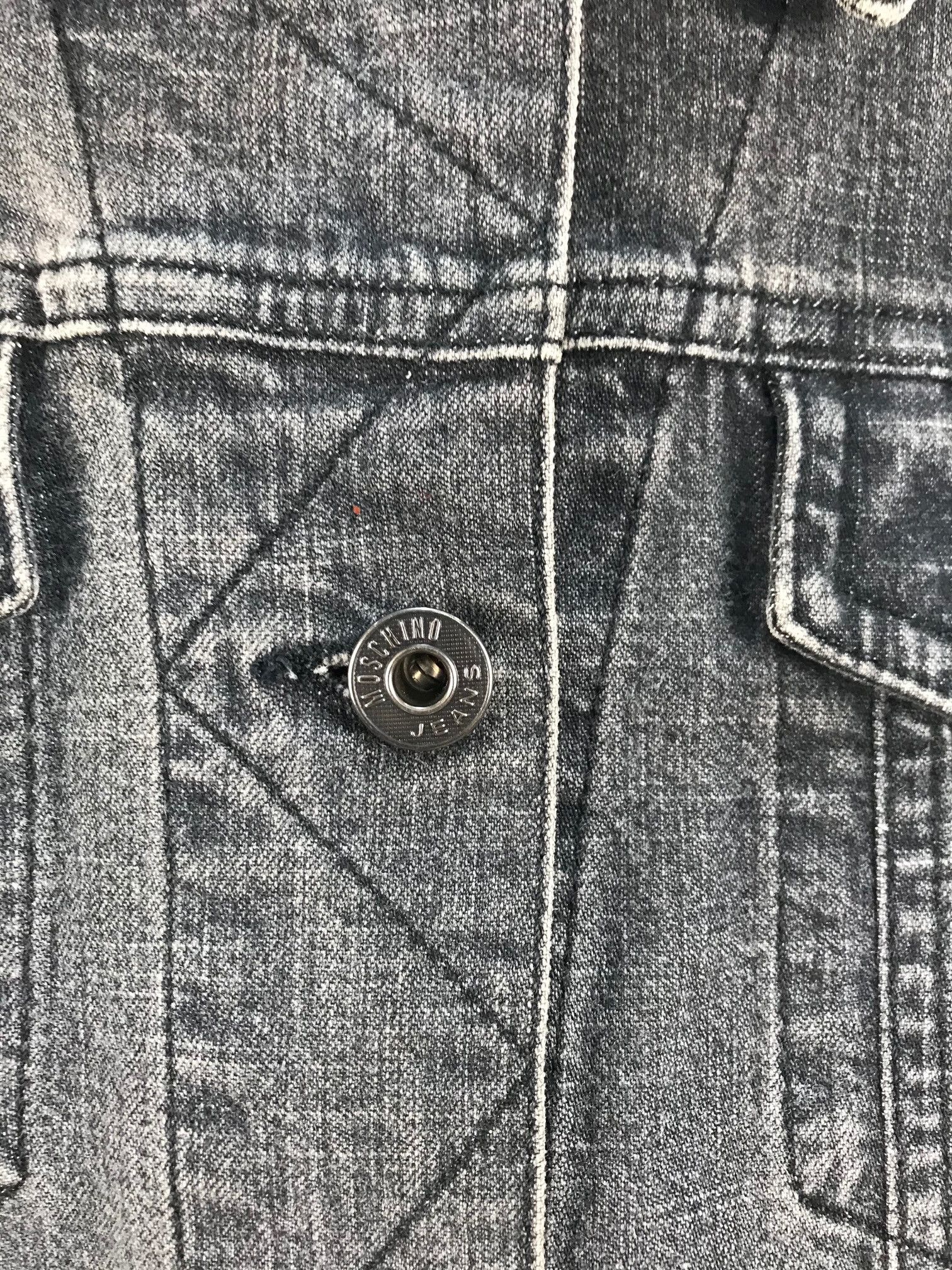 Moschino Vintage Mochino Denim Jacket Size US S / EU 44-46 / 1 - 10 Thumbnail