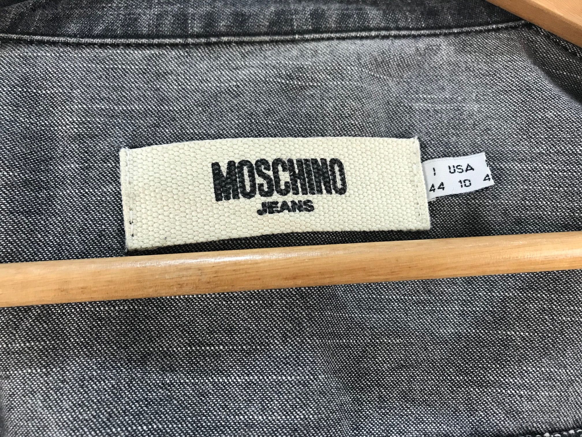 Moschino Vintage Mochino Denim Jacket Size US S / EU 44-46 / 1 - 12 Thumbnail