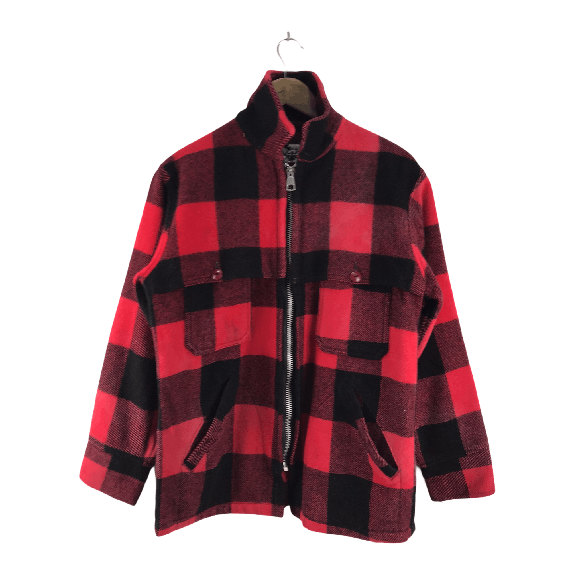 Vintage Woolrich Buffalo Plaid Wool Flannel Jacket