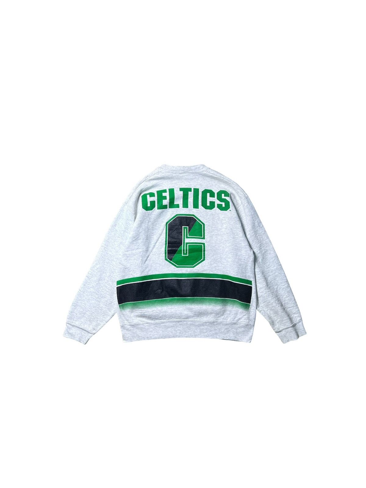 NBA × Vintage RARE !! VINTAGE SWEATSHIRT BOSTON CELTICS WITH BIG PRINT Size US L / EU 52-54 / 3 - 2 Thumbnail