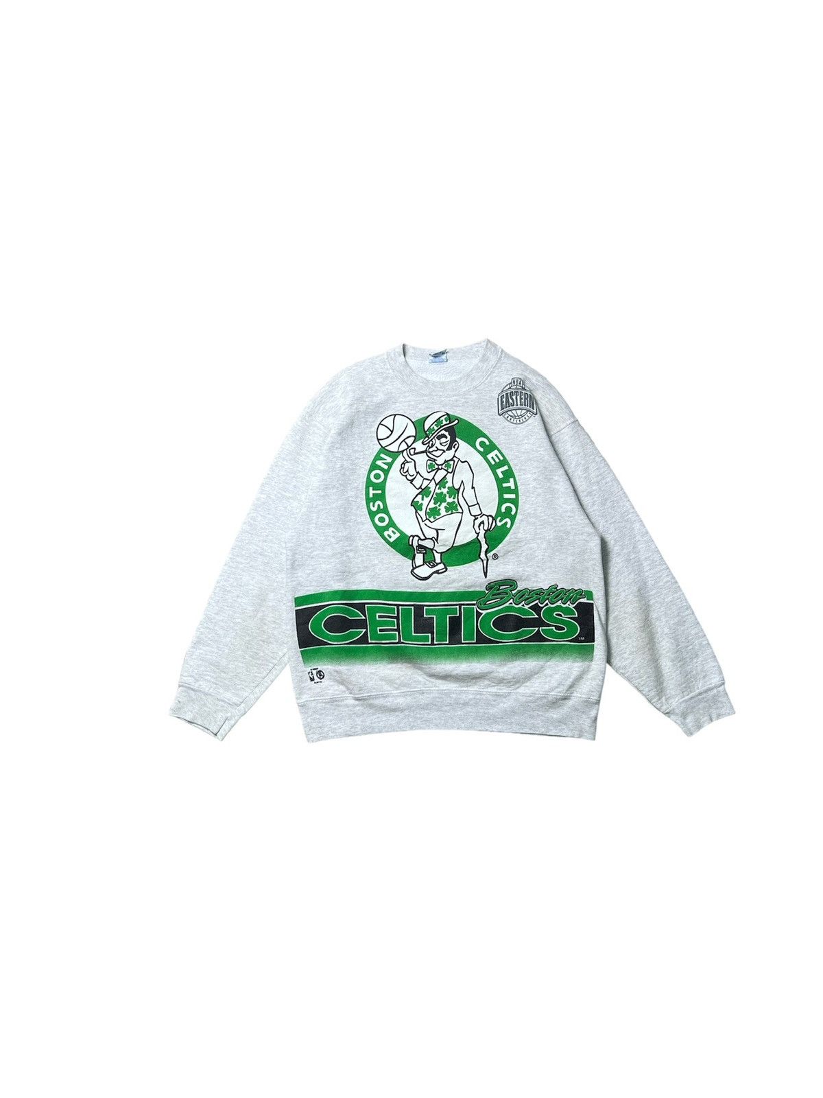 NBA × Vintage RARE !! VINTAGE SWEATSHIRT BOSTON CELTICS WITH BIG PRINT Size US L / EU 52-54 / 3 - 1 Thumbnail